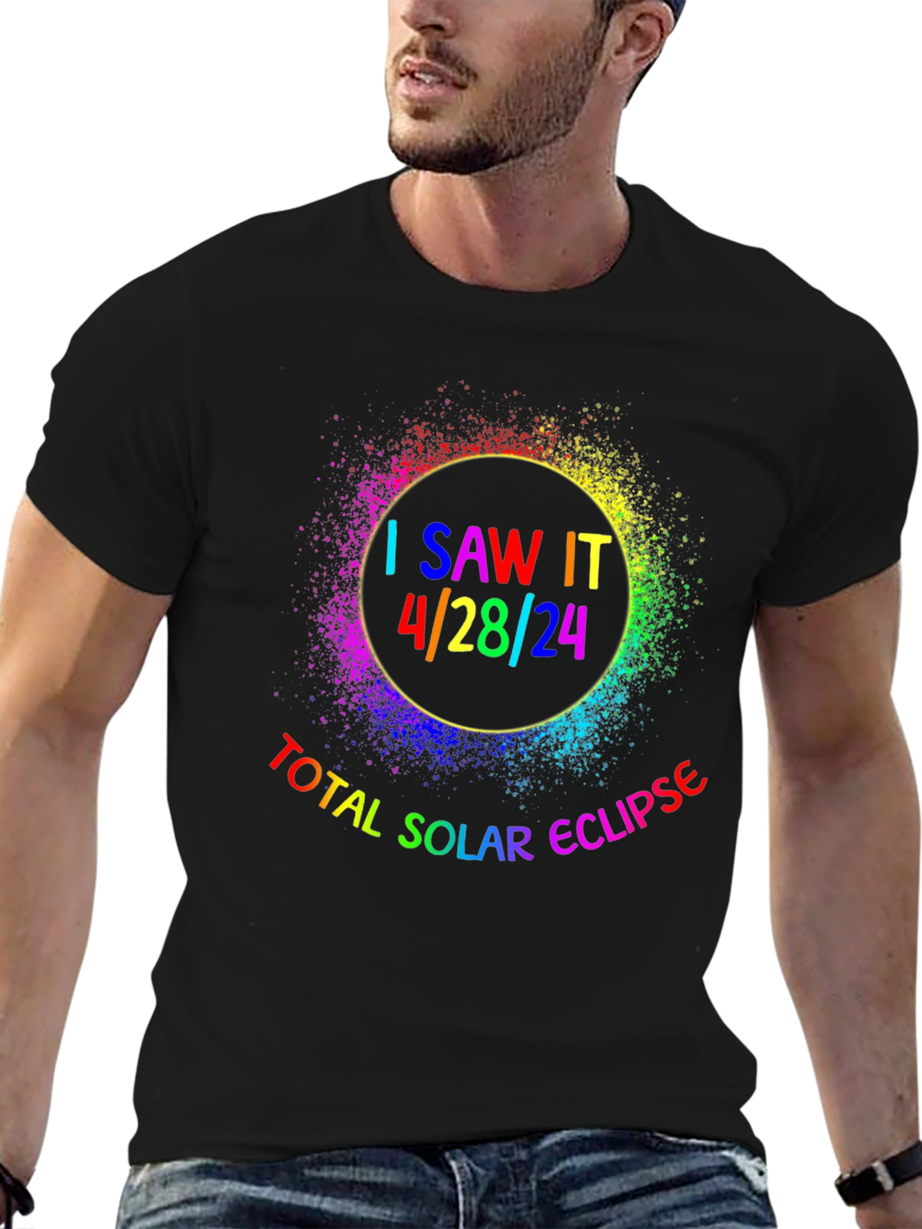 Total Solar Eclipse 4/28/24 Graphic T-Shirt