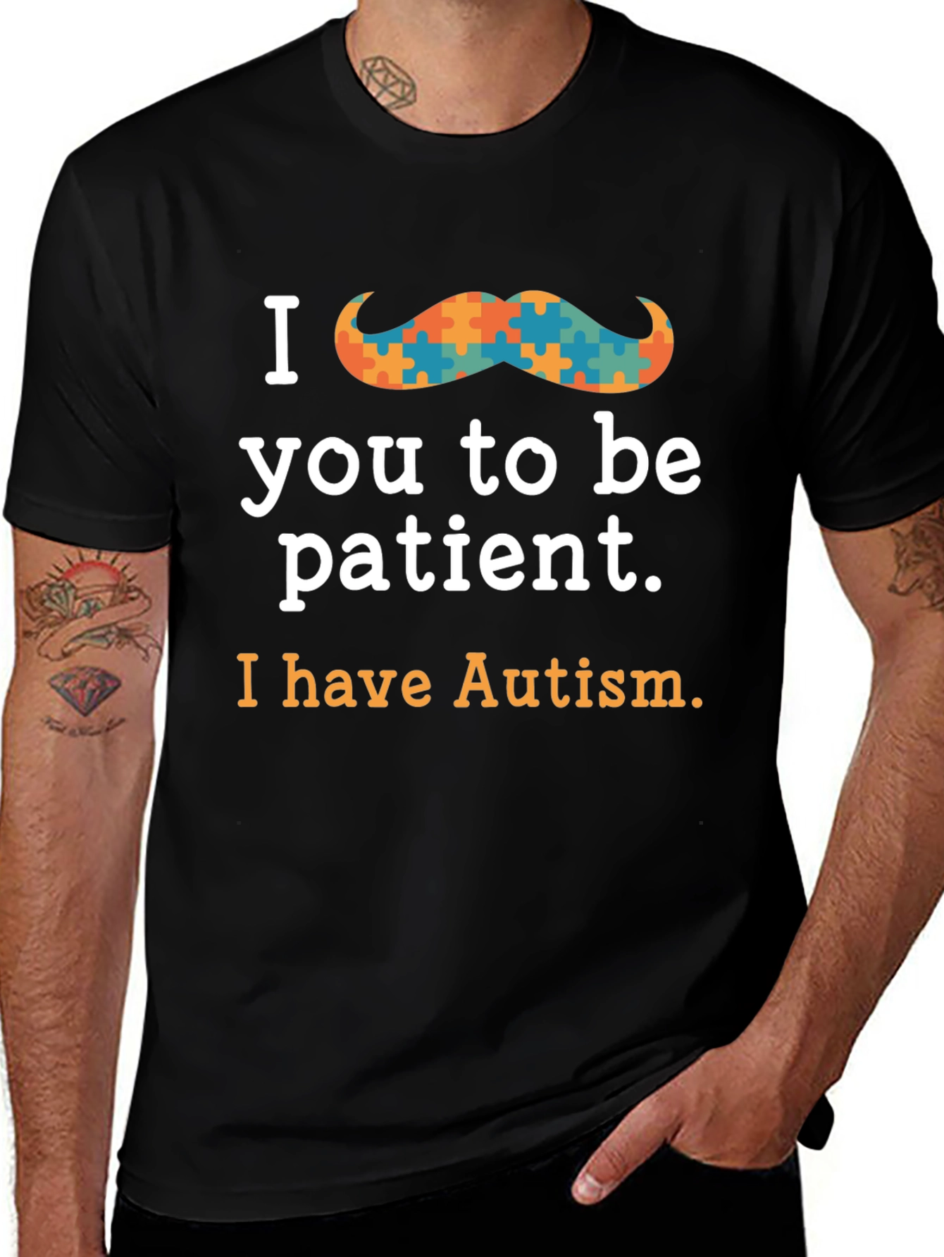 Autism Awareness Graphic Tee - Be Patient