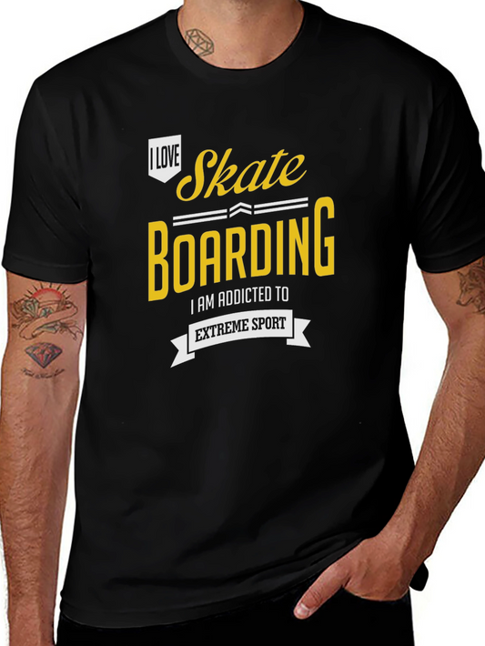 Skateboarding Addict T-Shirt - Extreme Sport Style