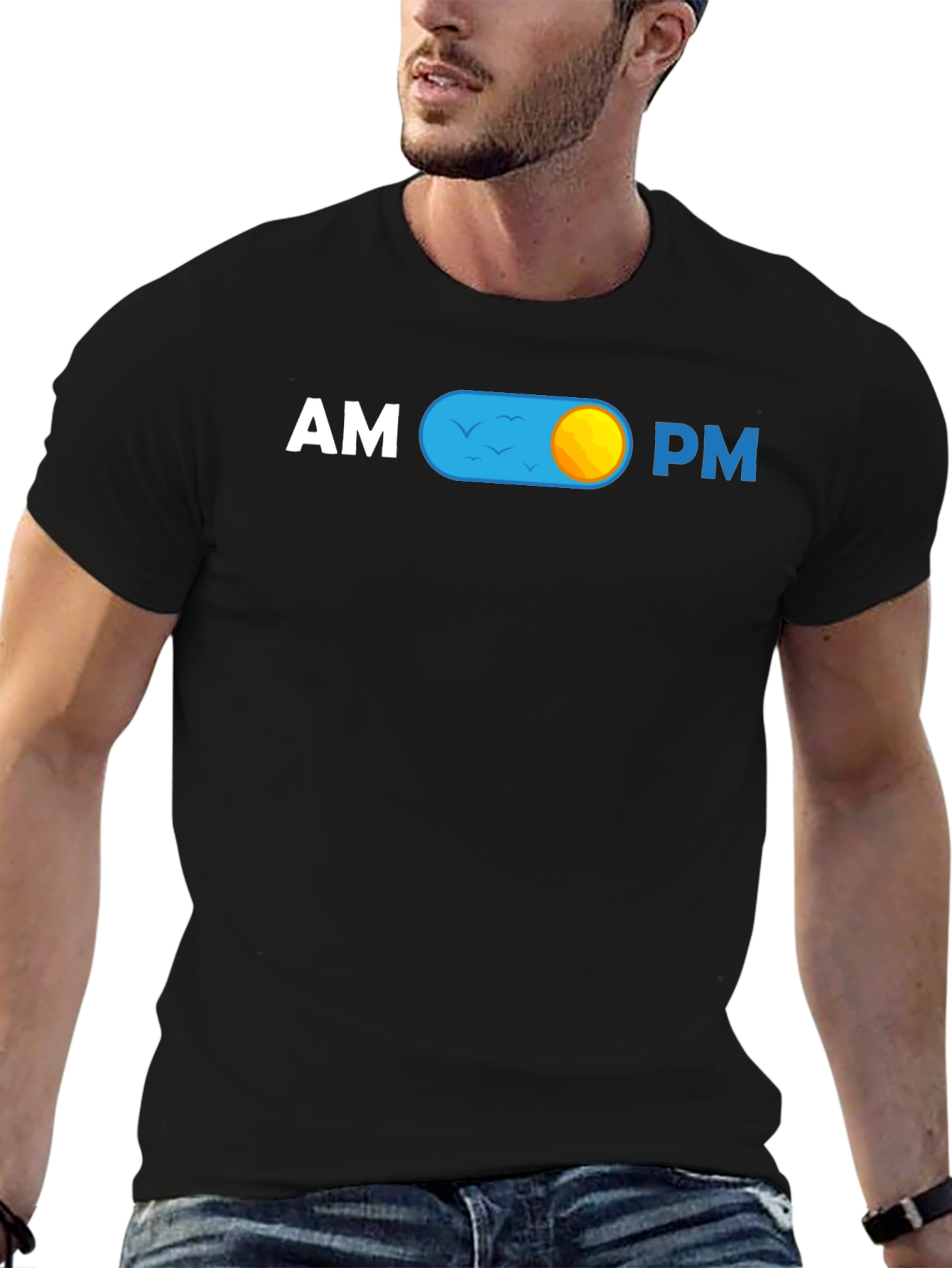 AM/PM Toggle T-Shirt - Day/Night Graphic Tee