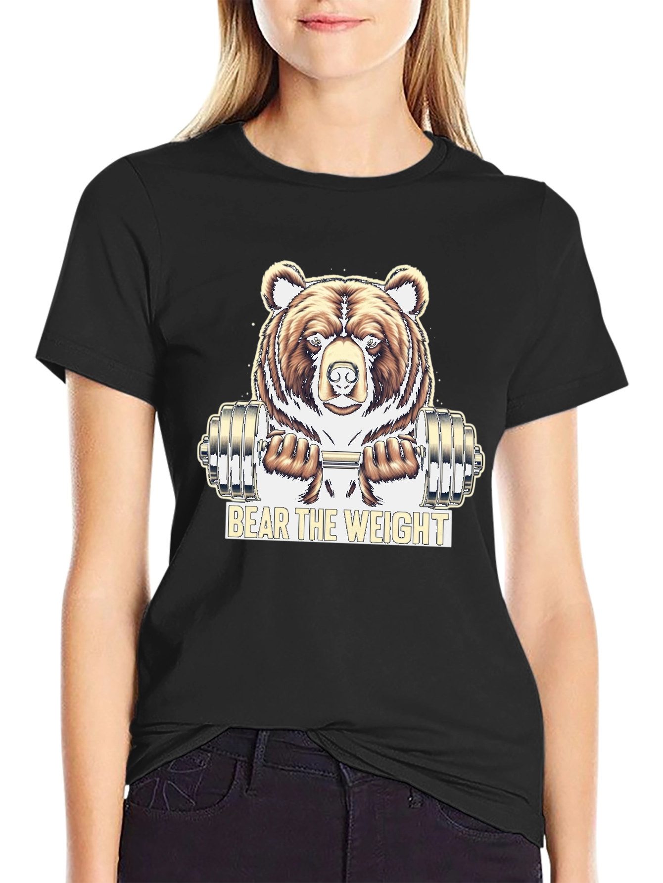 Bear the Weight Black Graphic Tee