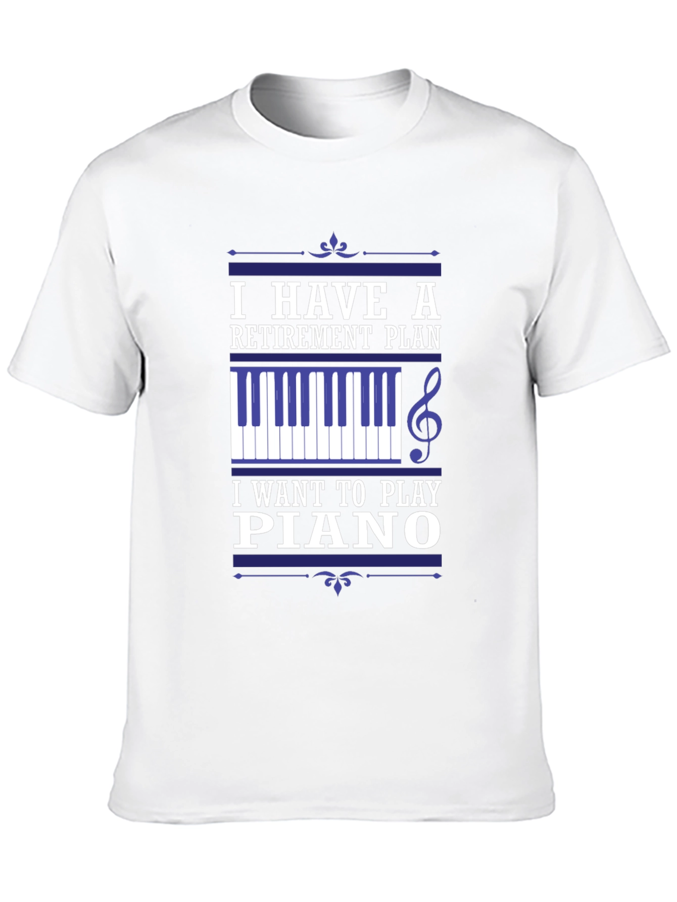 Retirement Plan Piano T-Shirt - Musician Gift
