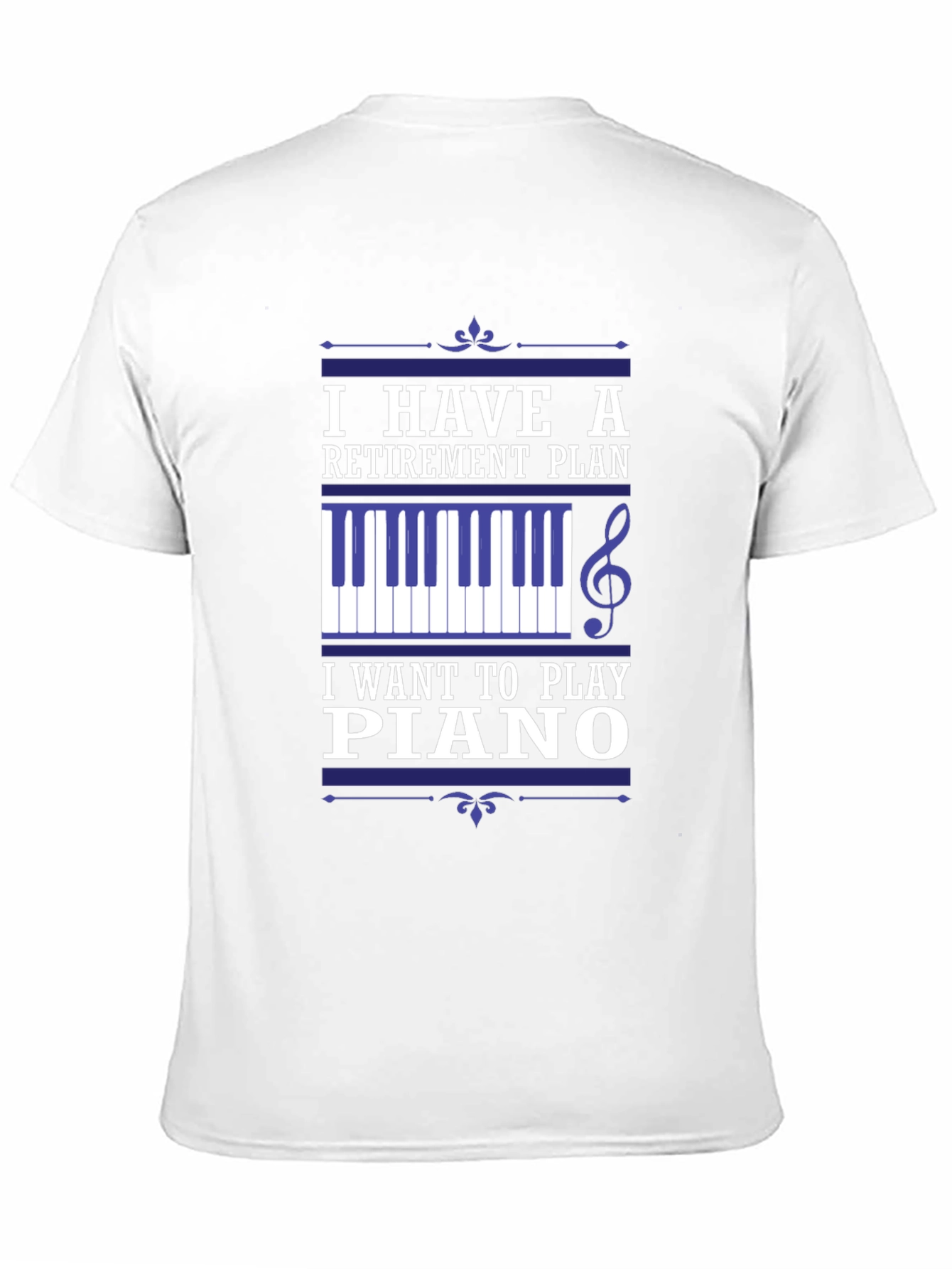 Retirement Plan Piano T-Shirt - Musician Gift