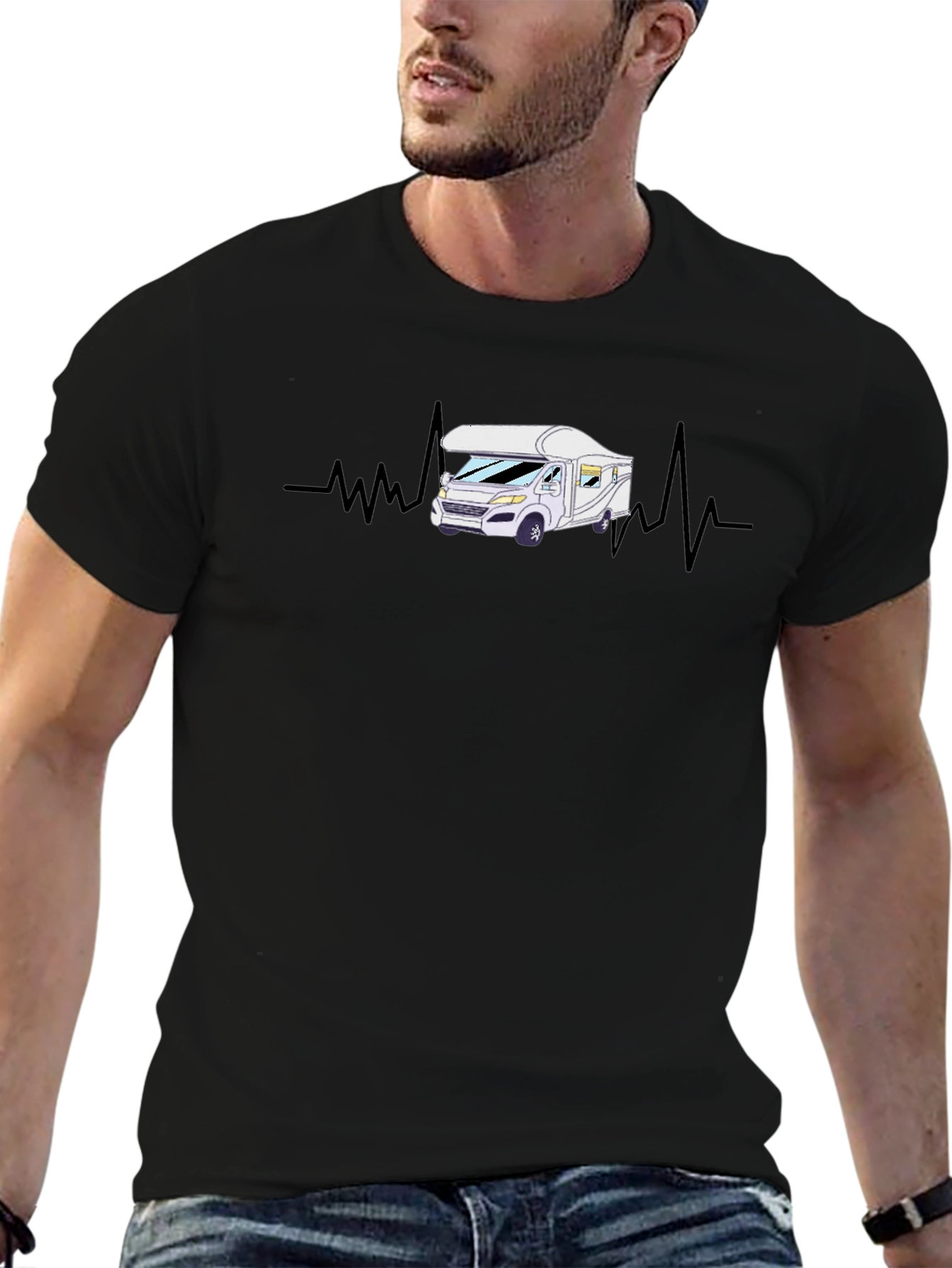 RV Heartbeat T-Shirt - Camper Life