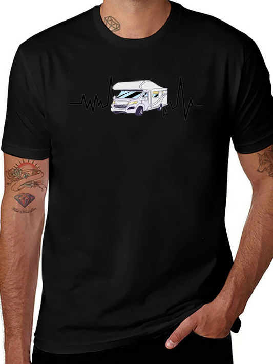 RV Heartbeat T-Shirt - Camper Life