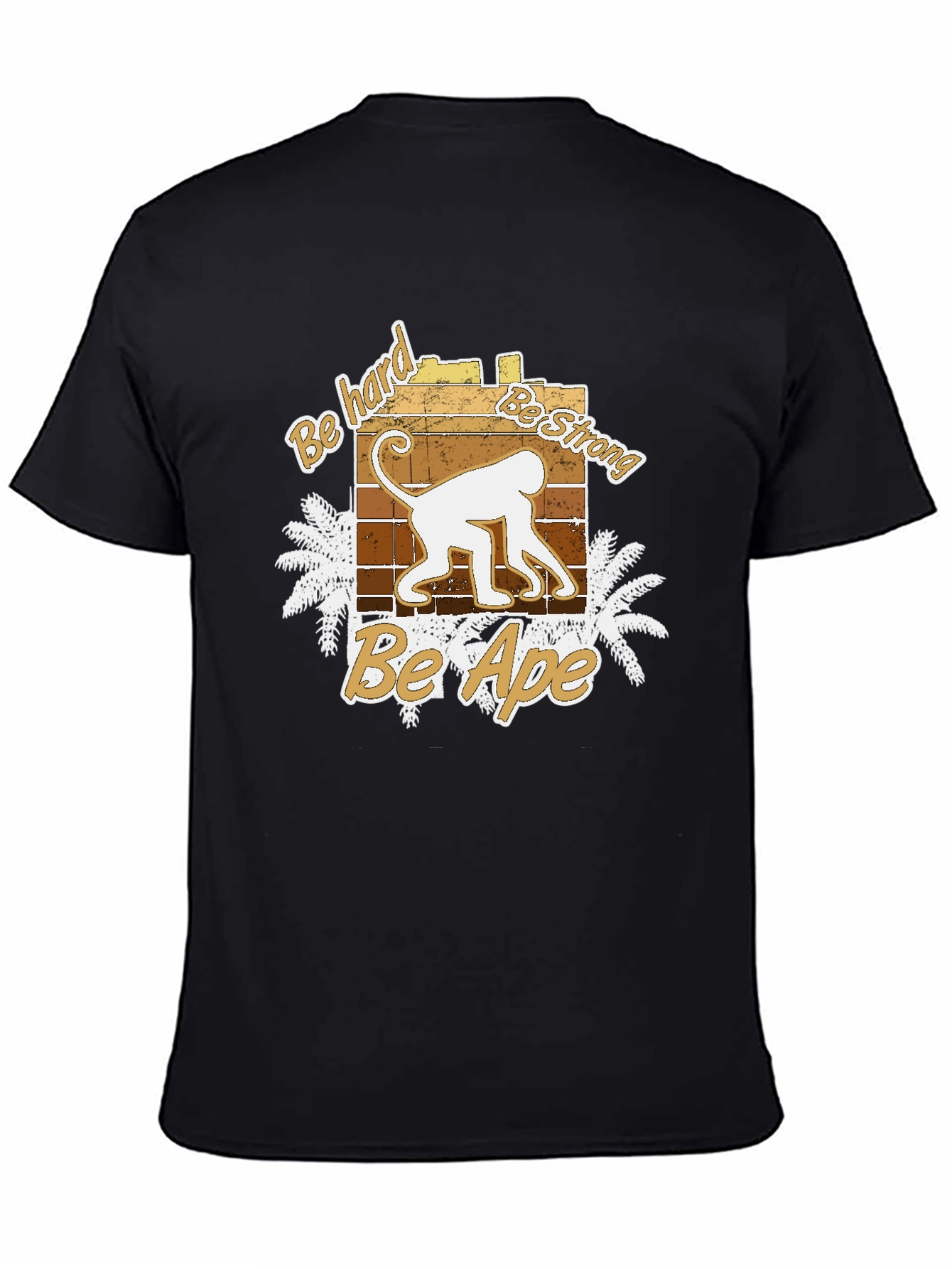 Be Ape Black Graphic T-Shirt