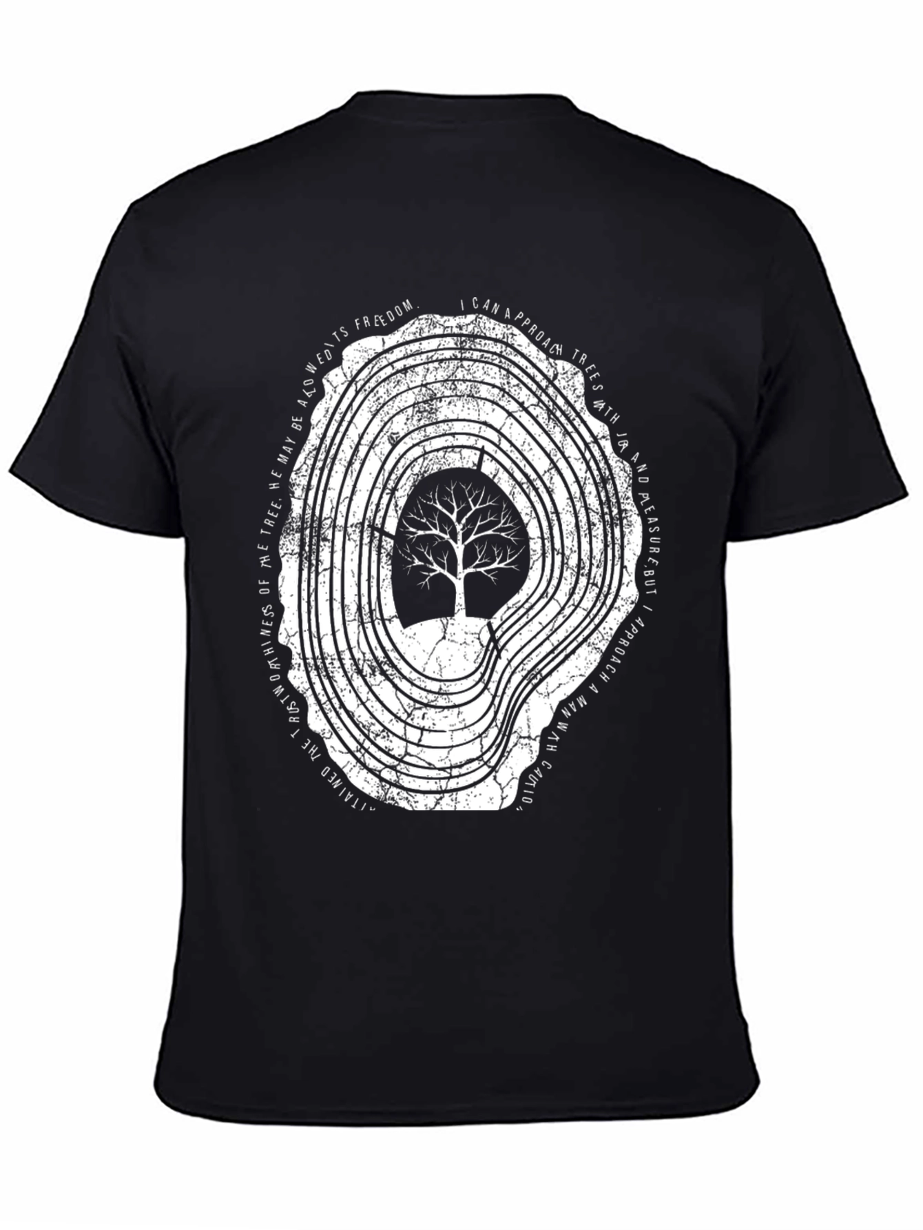 Tree Ring Graphic Tee - Nature Inspired Menswear