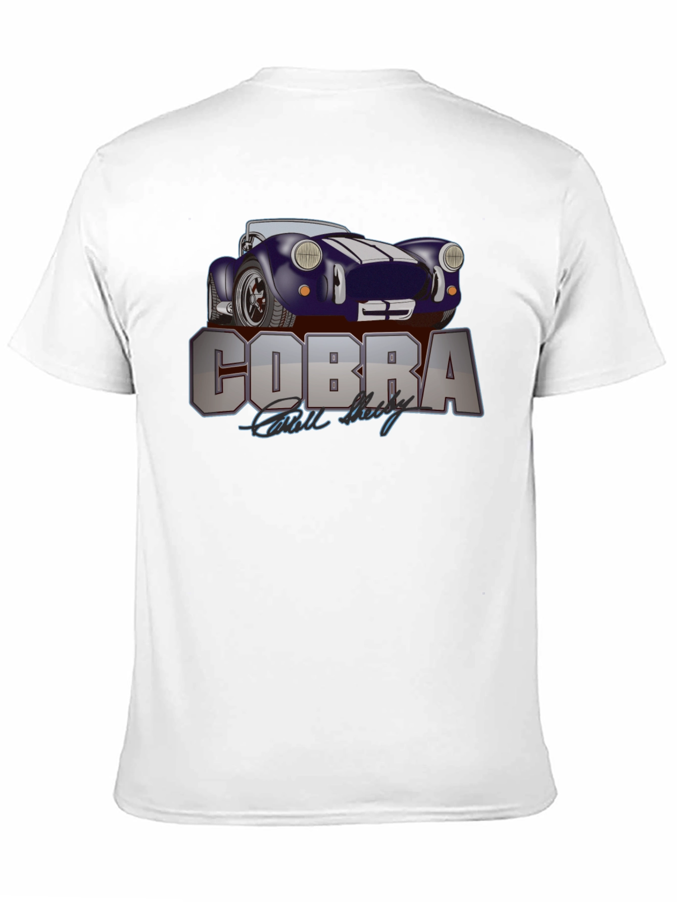Cobra Car Graphic T-Shirt - Mens Black Tee