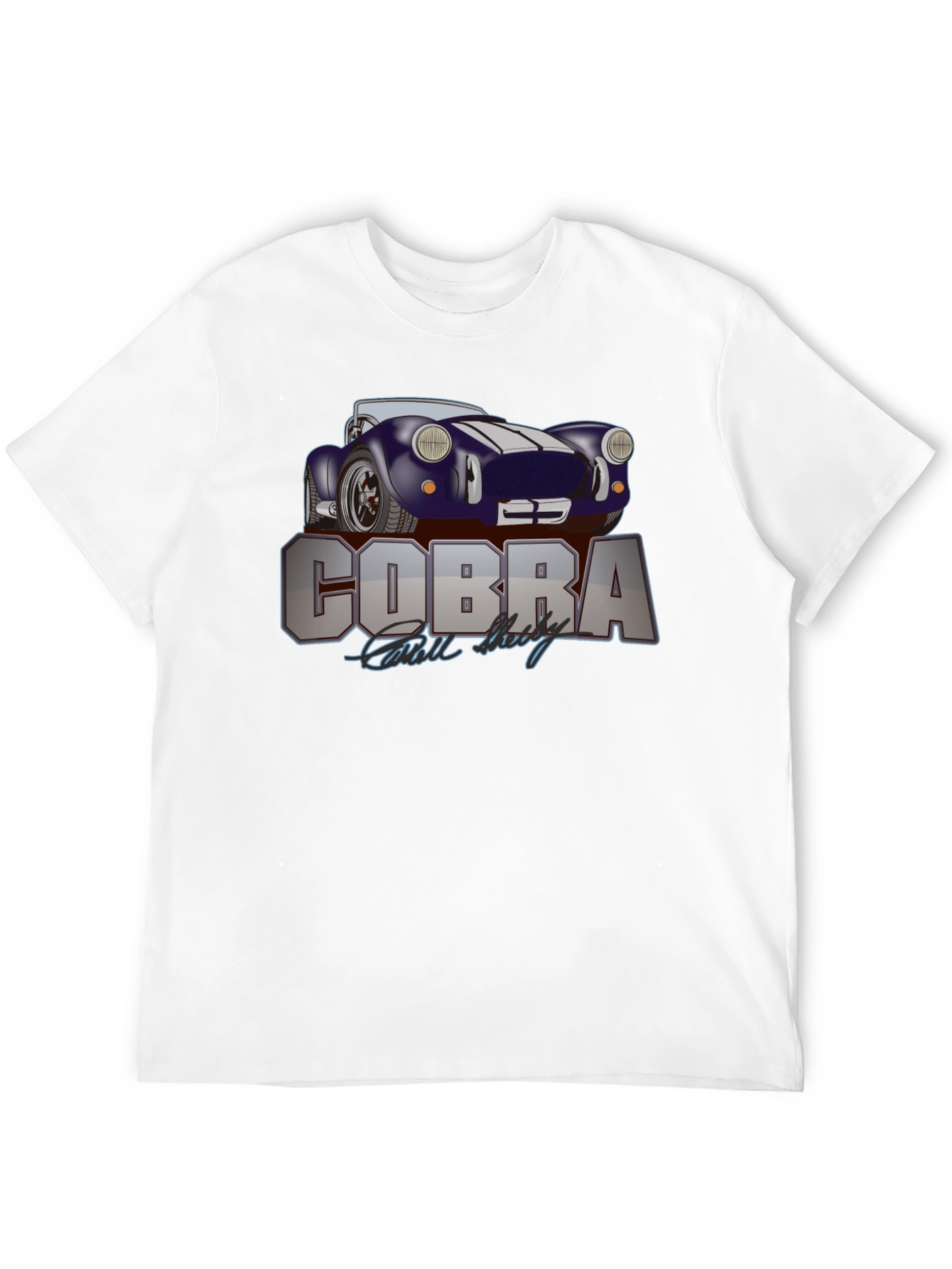 Cobra Car Graphic T-Shirt - Mens Black Tee