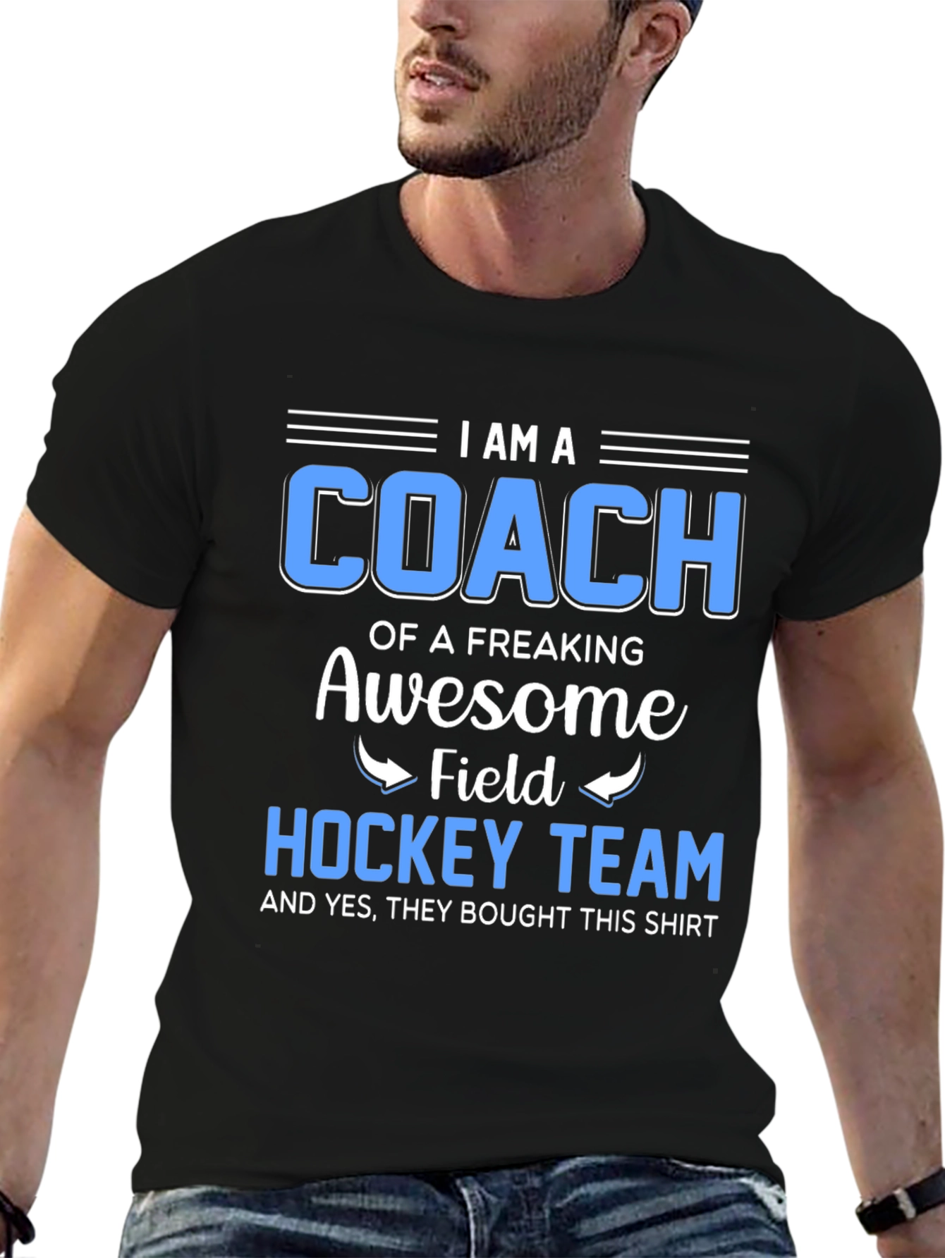 Awesome Field Hockey Coach T-Shirt