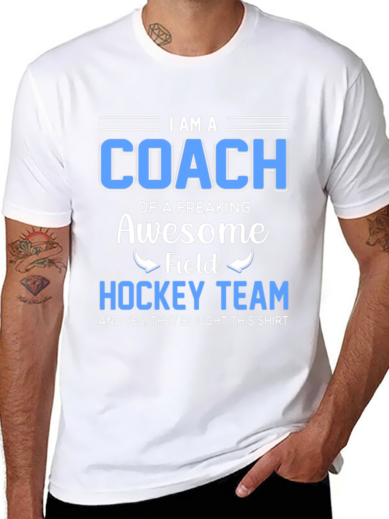 Awesome Field Hockey Coach T-Shirt