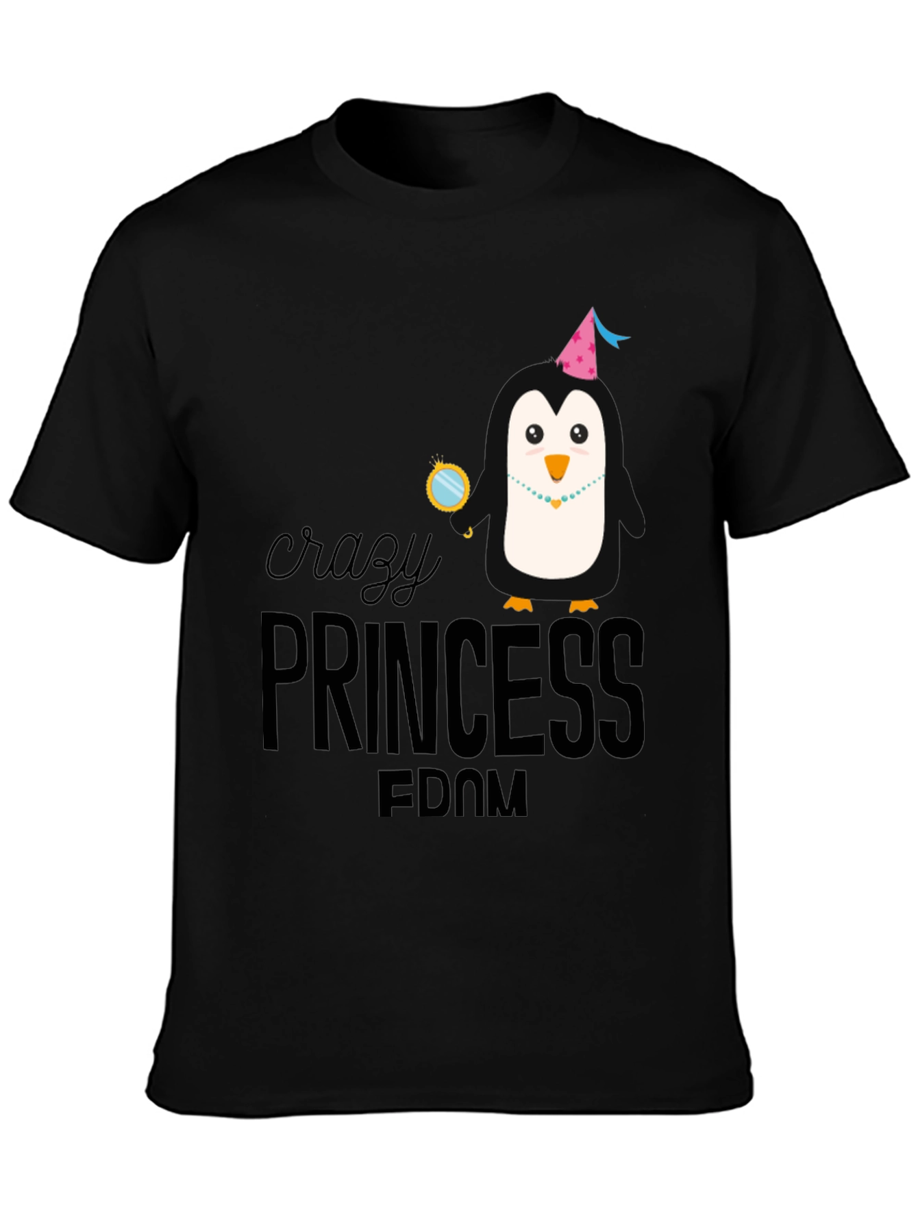 Crazy Princess Penguin T-Shirt