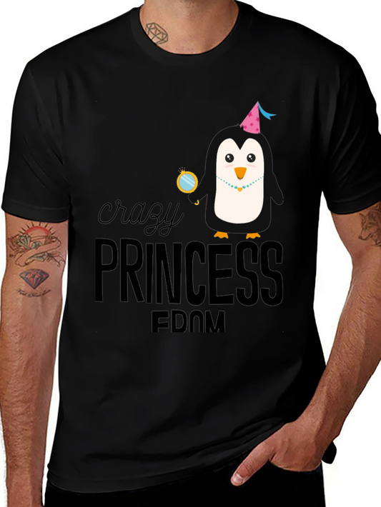 Crazy Princess Penguin T-Shirt