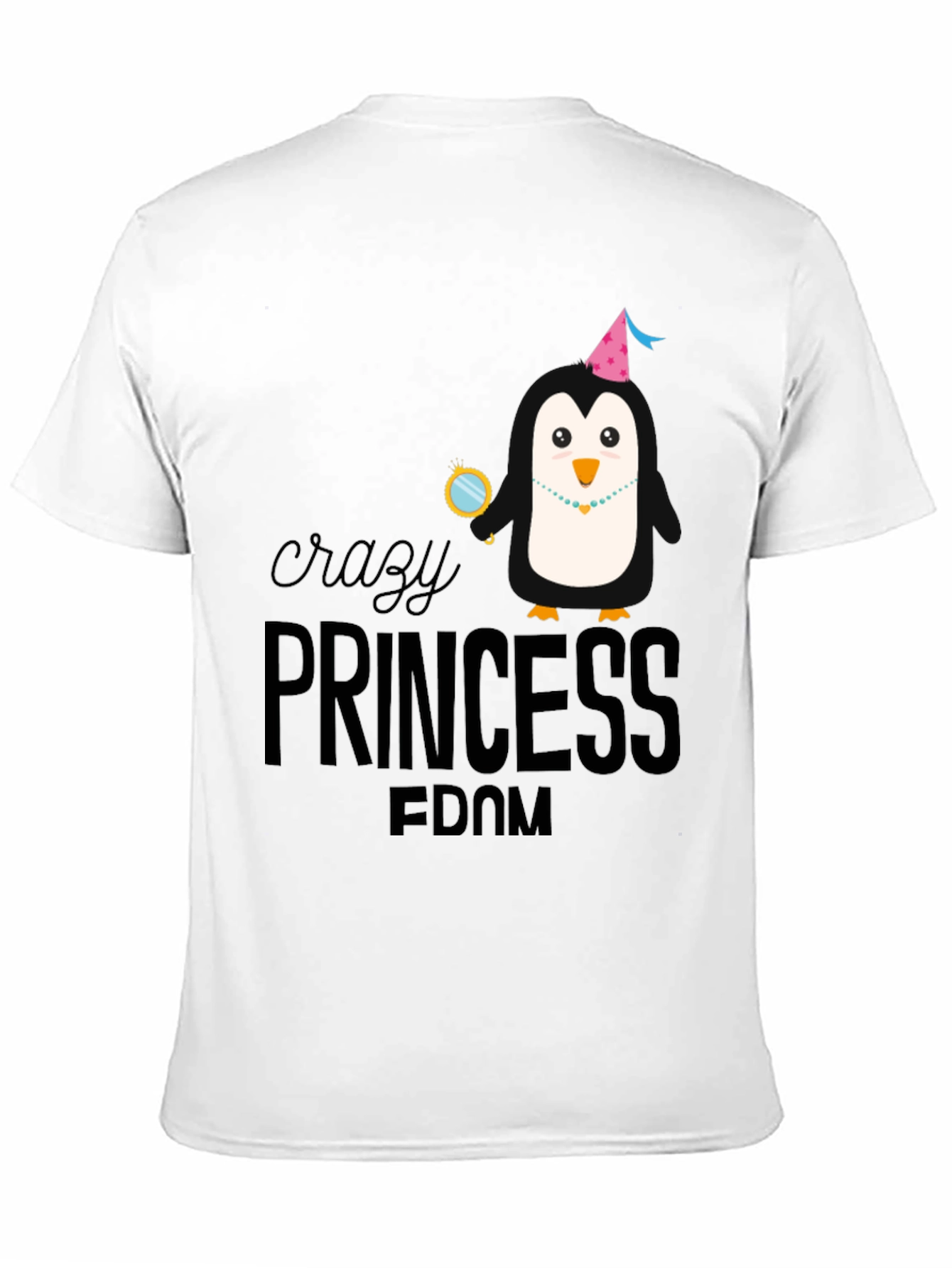 Crazy Princess Penguin T-Shirt