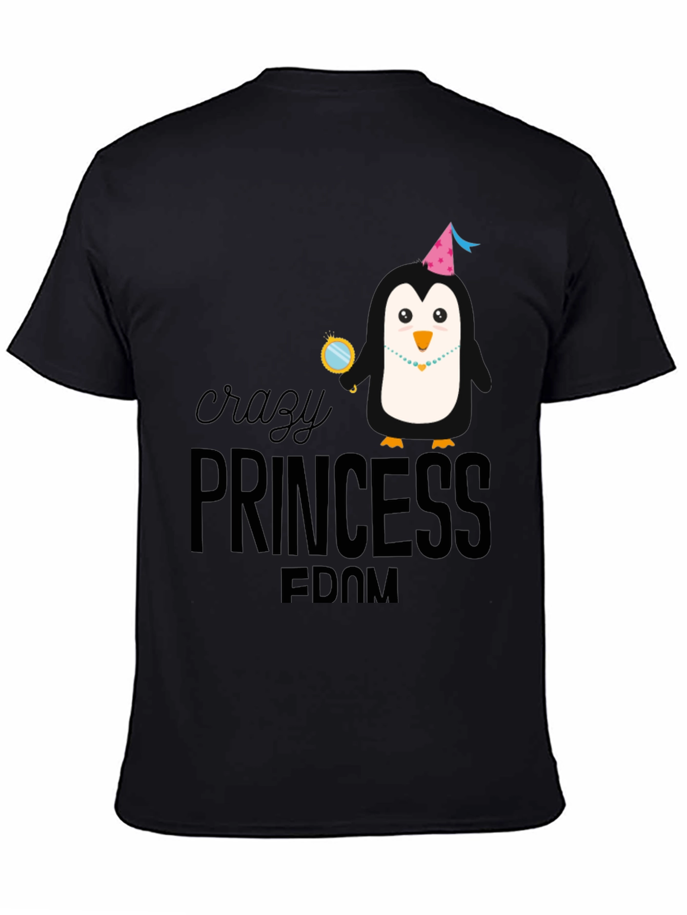 Crazy Princess Penguin T-Shirt