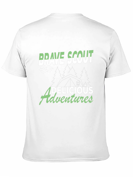 Brave Scout T-Shirt - Delicious Adventures Camping Tee