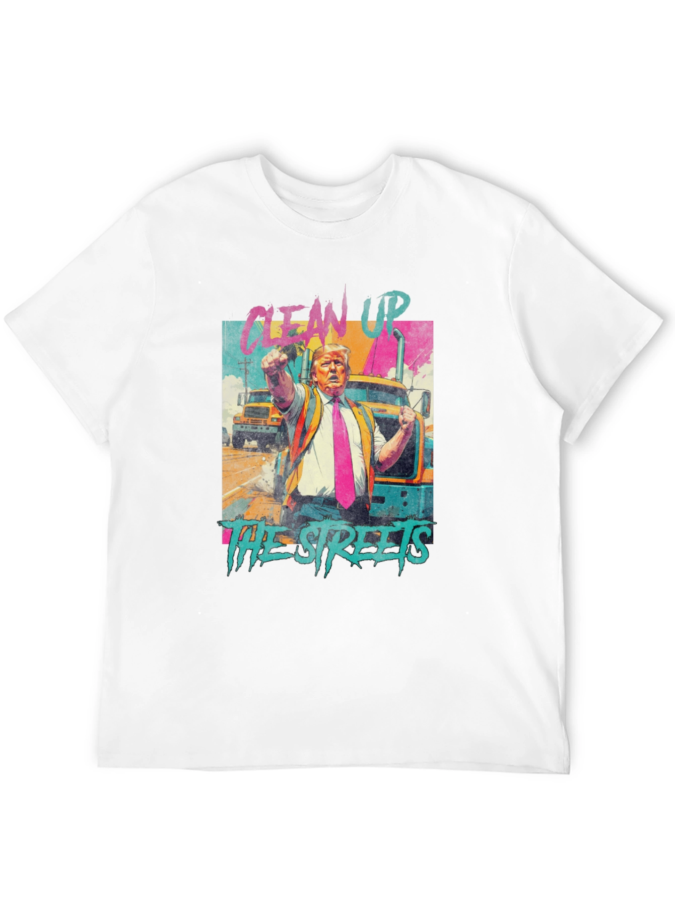 Clean Up The Streets Graphic T-Shirt
