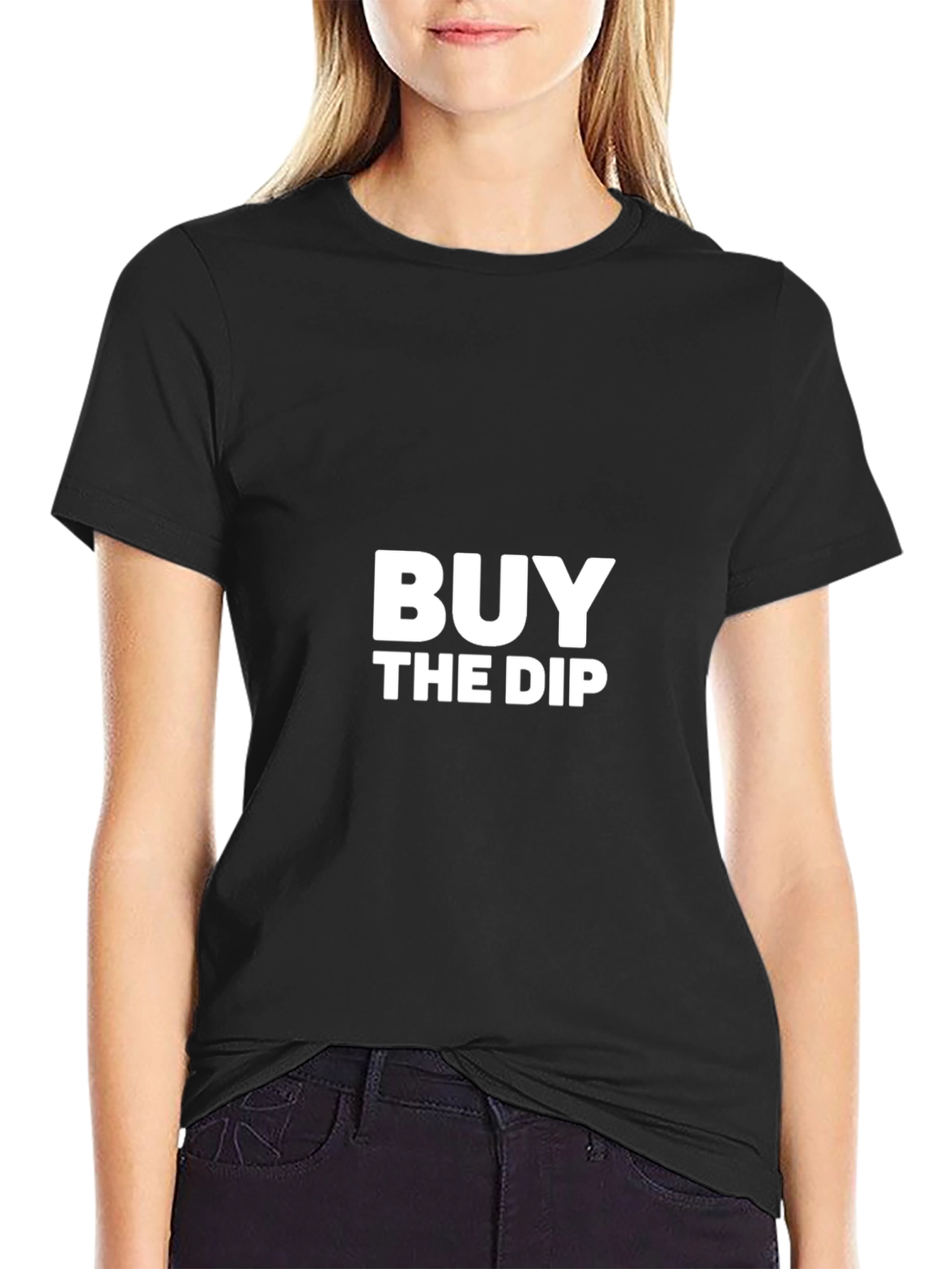 Buy The Dip Black Graphic Tee