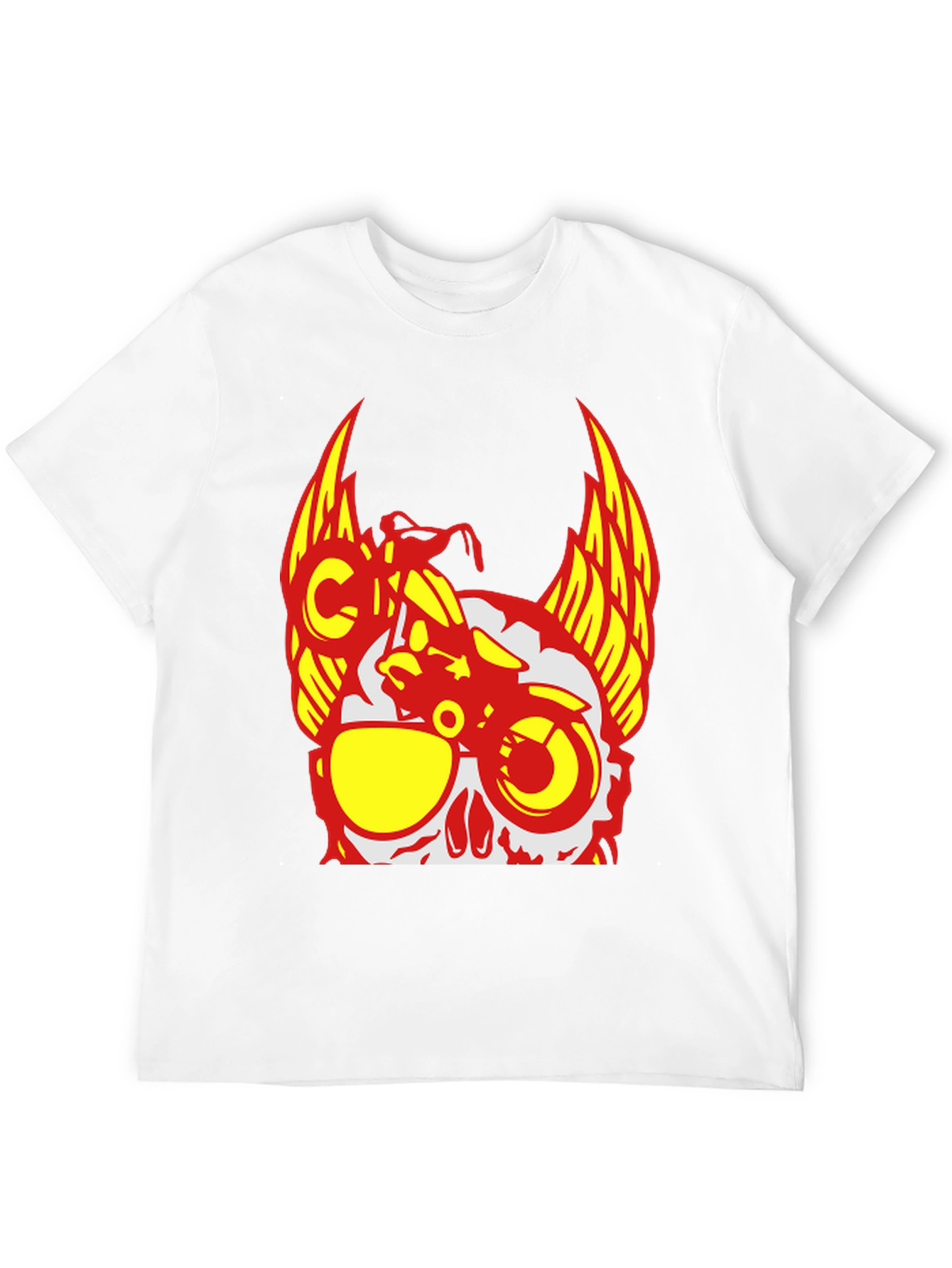 Skull Rider T-Shirt - Edgy Graphic Tee