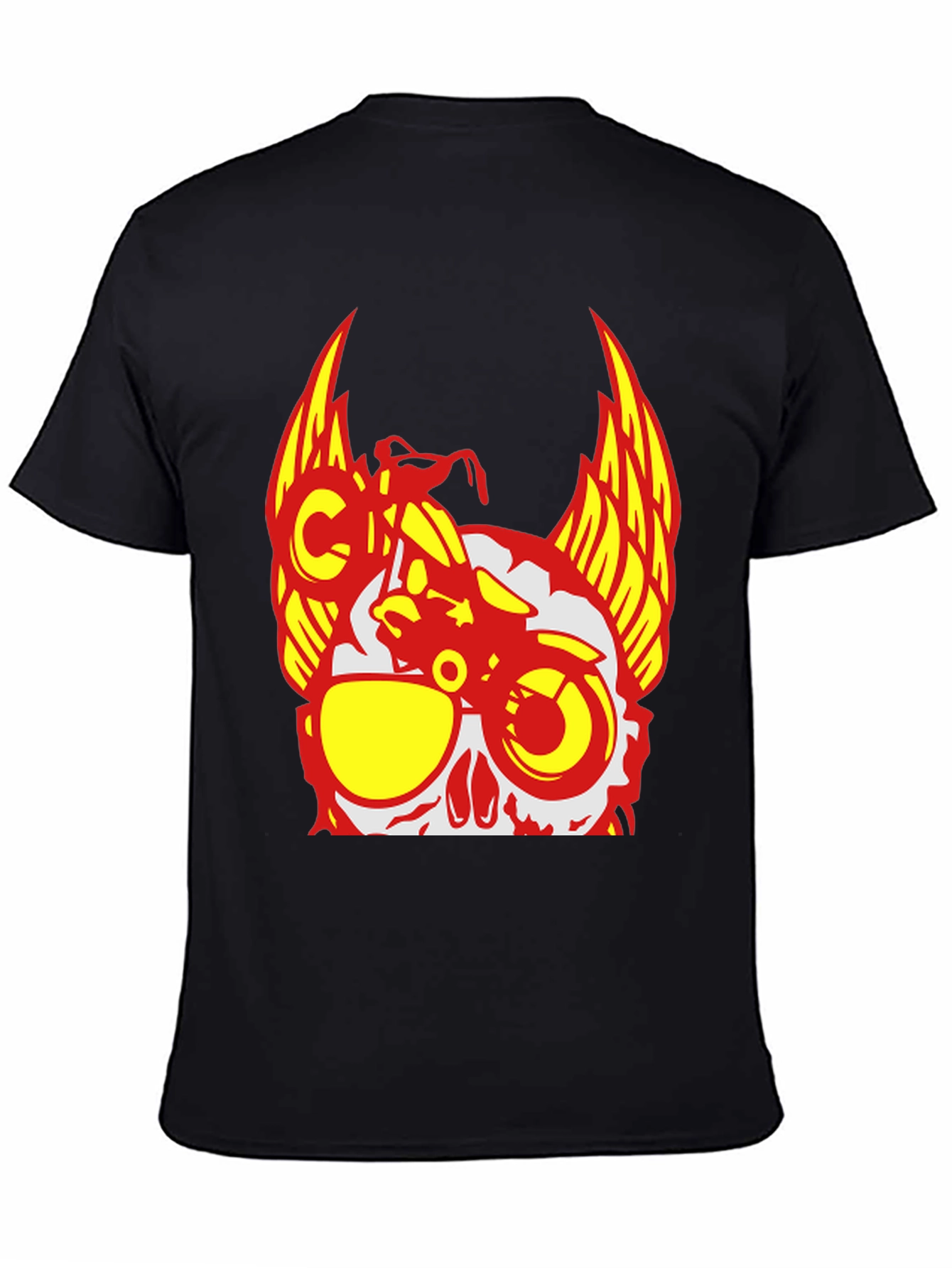 Skull Rider T-Shirt - Edgy Graphic Tee