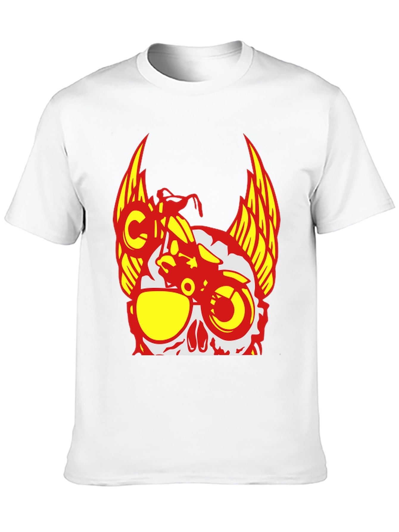 Skull Rider T-Shirt - Edgy Graphic Tee