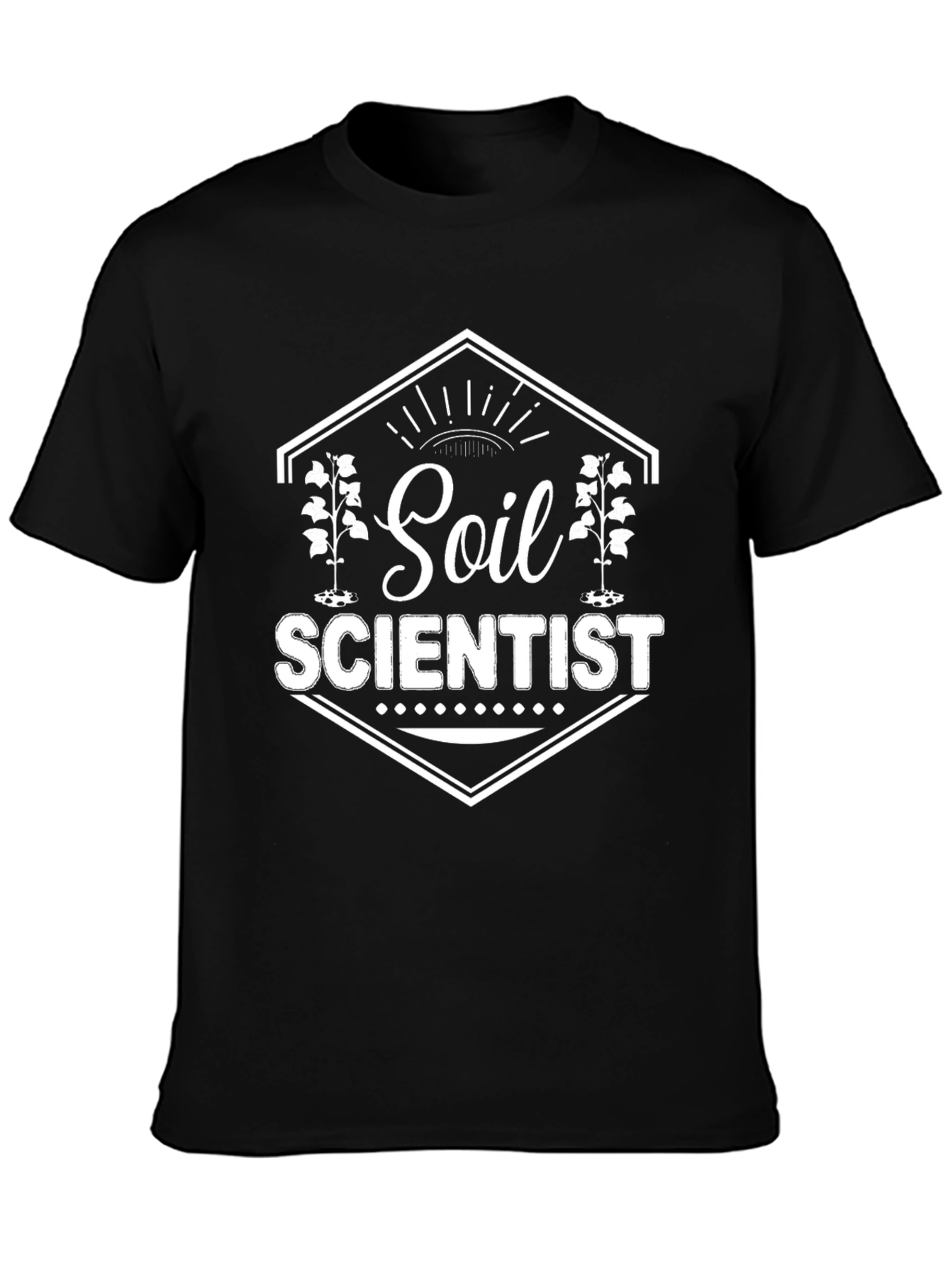 Soil Scientist Graphic Tee - Black Unisex Shirt