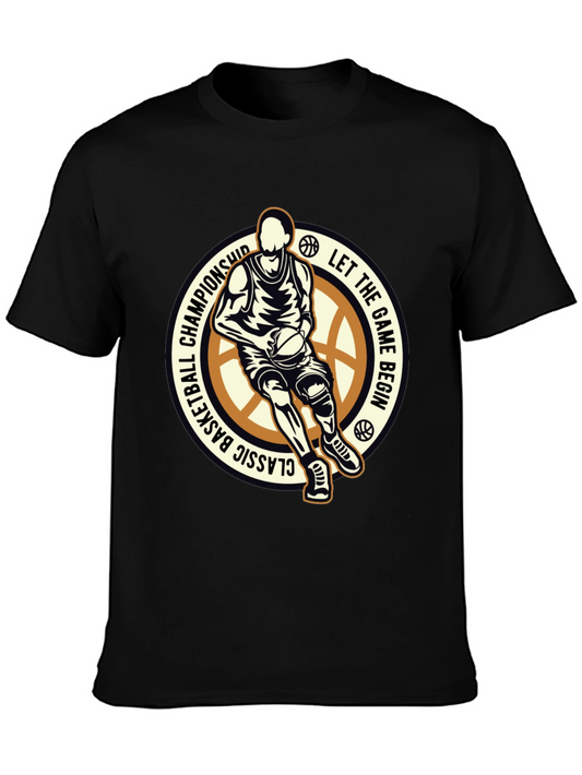 Classic Basketball Championship Graphic T-Shirt
