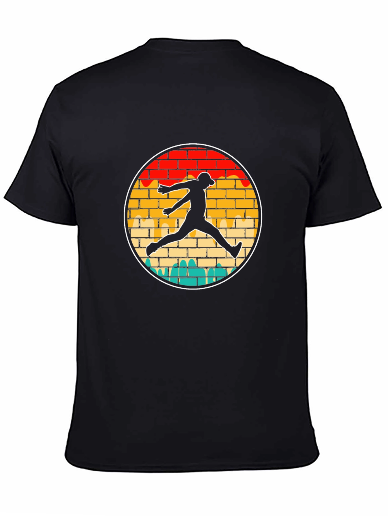 Retro Brick Wall Jumper T-Shirt