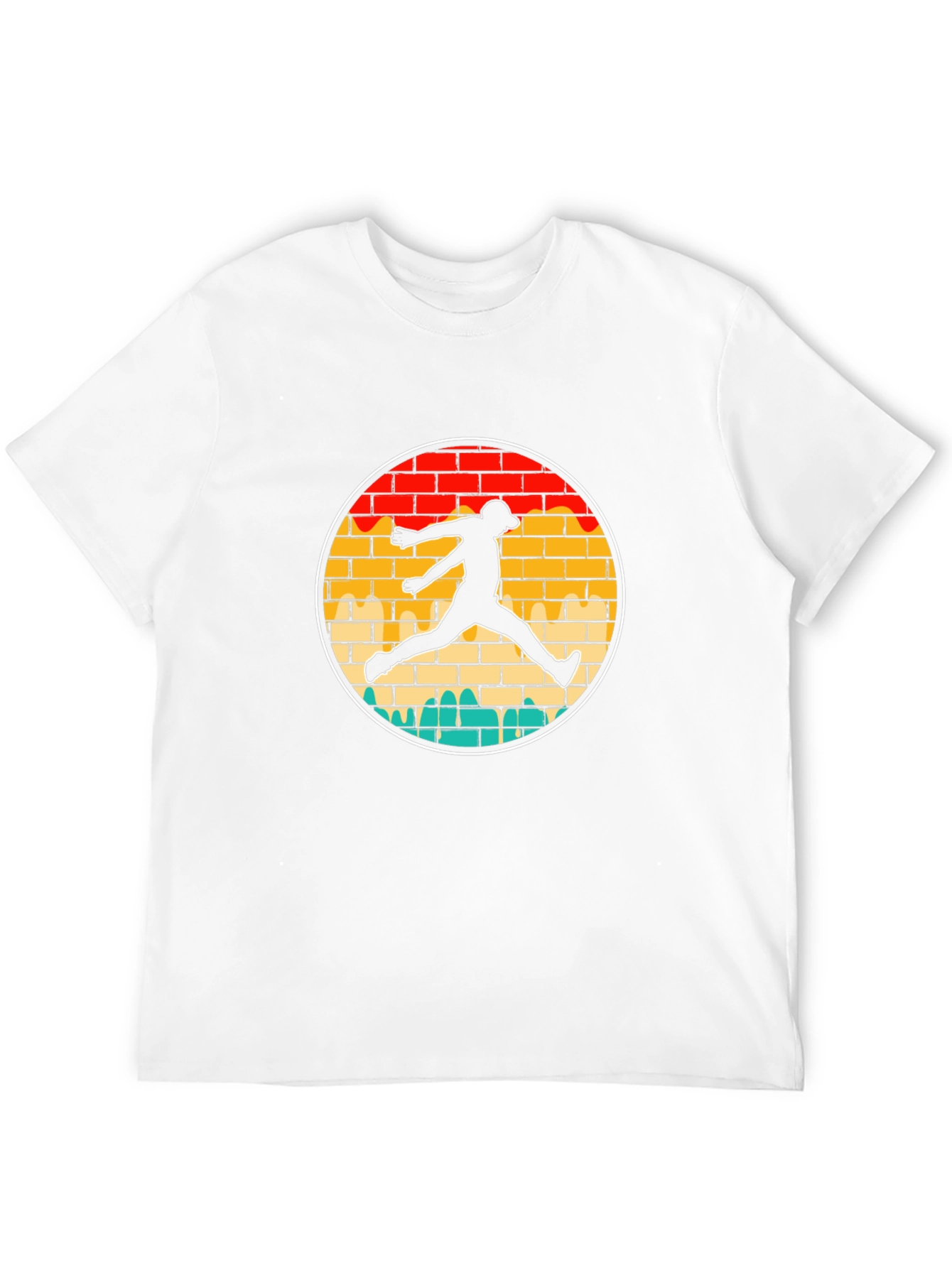 Retro Brick Wall Jumper T-Shirt