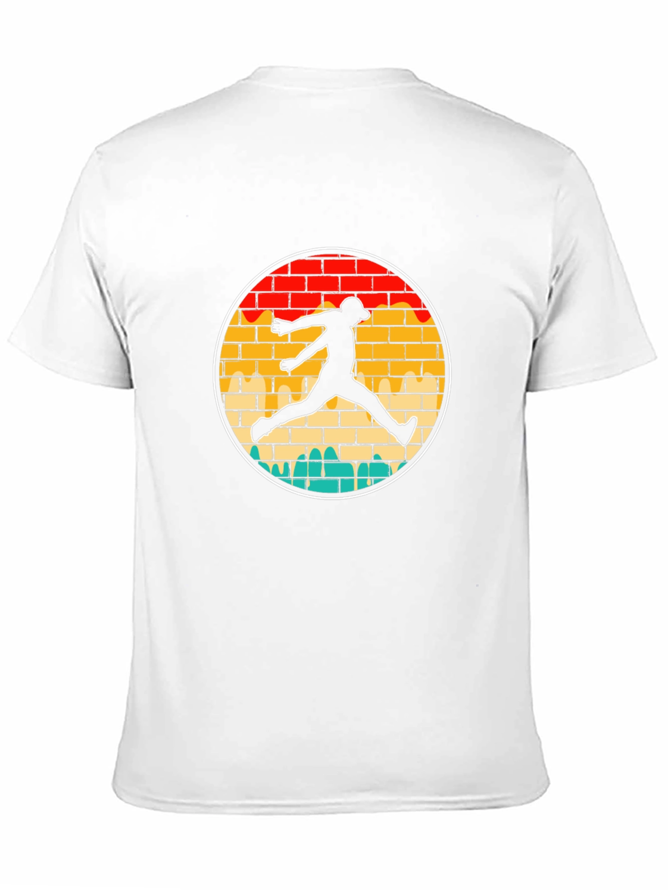 Retro Brick Wall Jumper T-Shirt