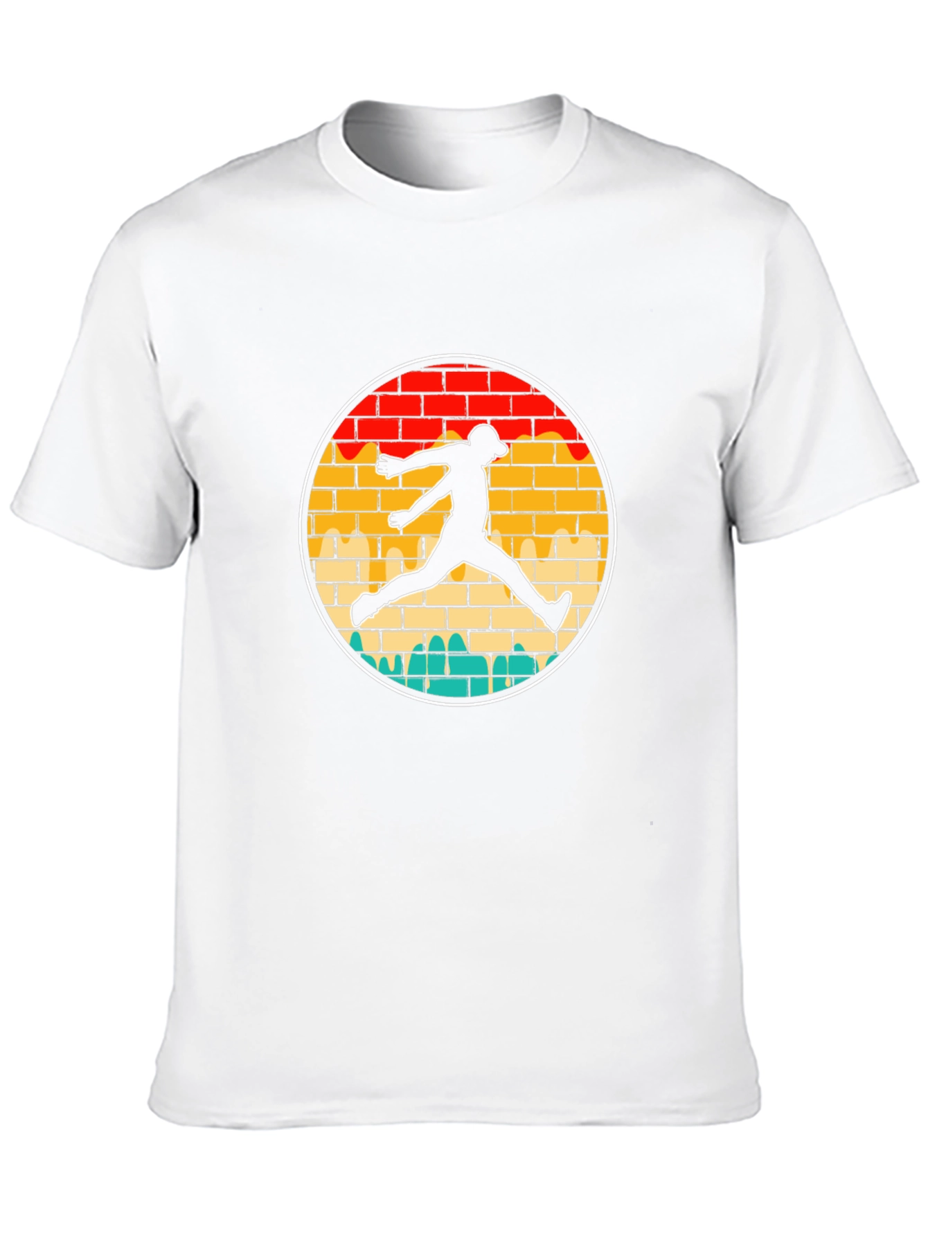 Retro Brick Wall Jumper T-Shirt