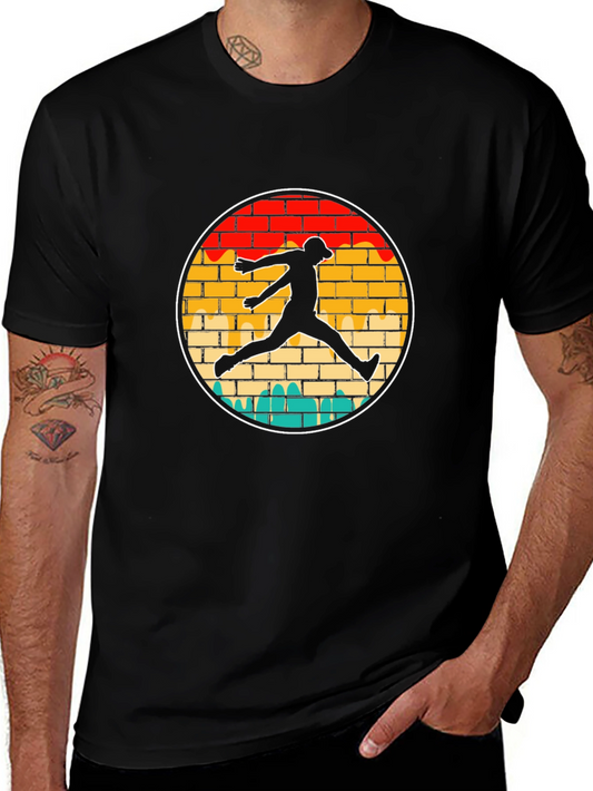 Retro Brick Wall Jumper T-Shirt