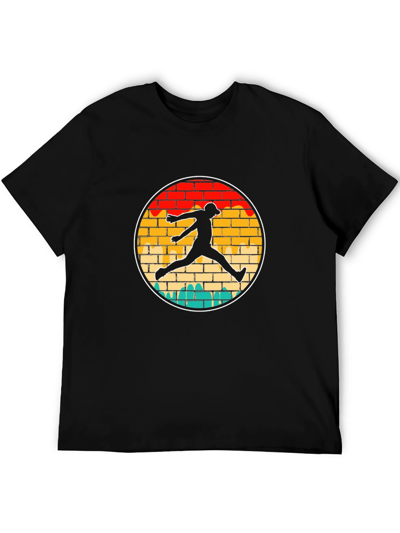Retro Brick Wall Jumper T-Shirt