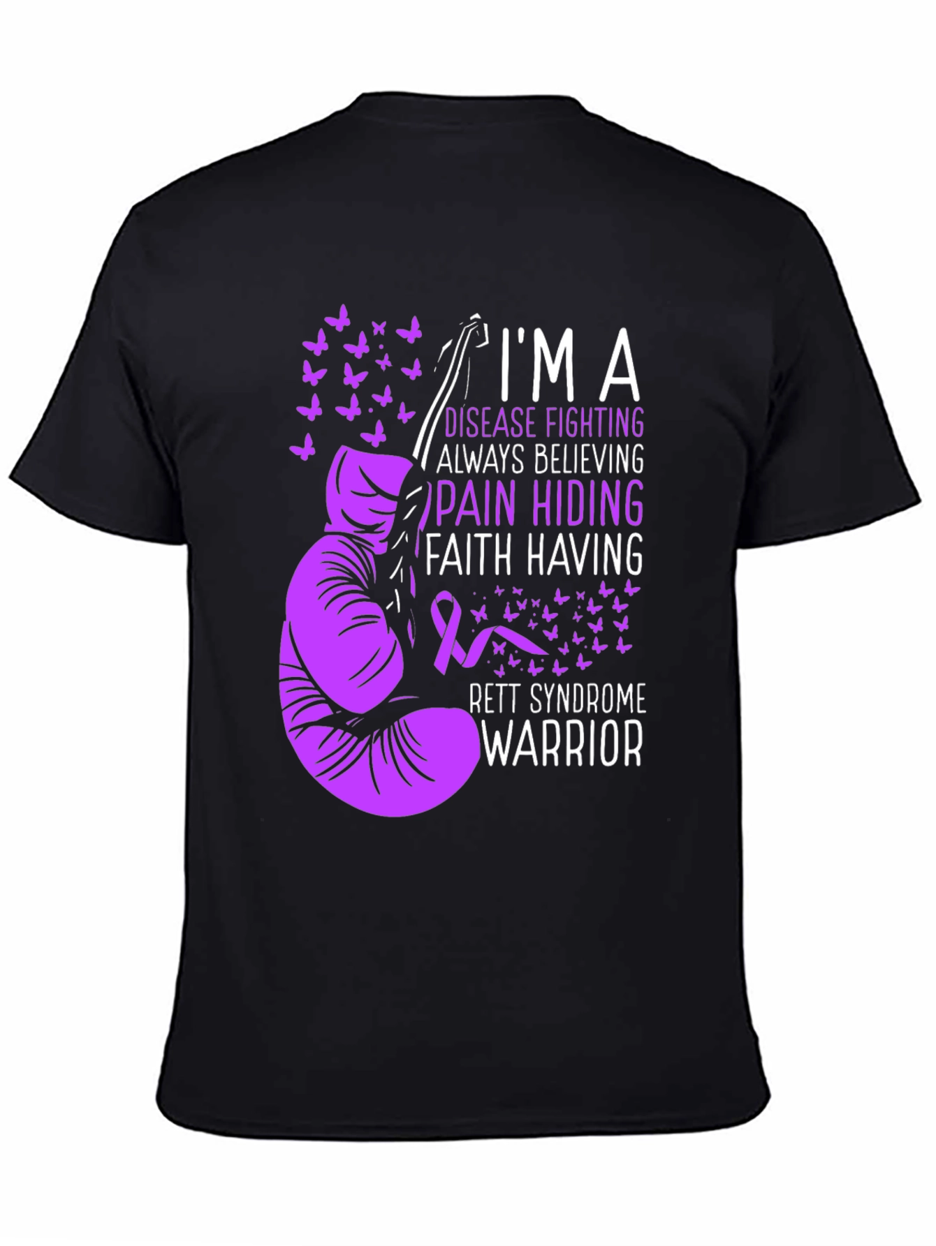 Rett Syndrome Warrior Graphic T-Shirt