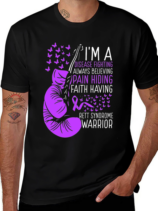 Rett Syndrome Warrior Graphic T-Shirt