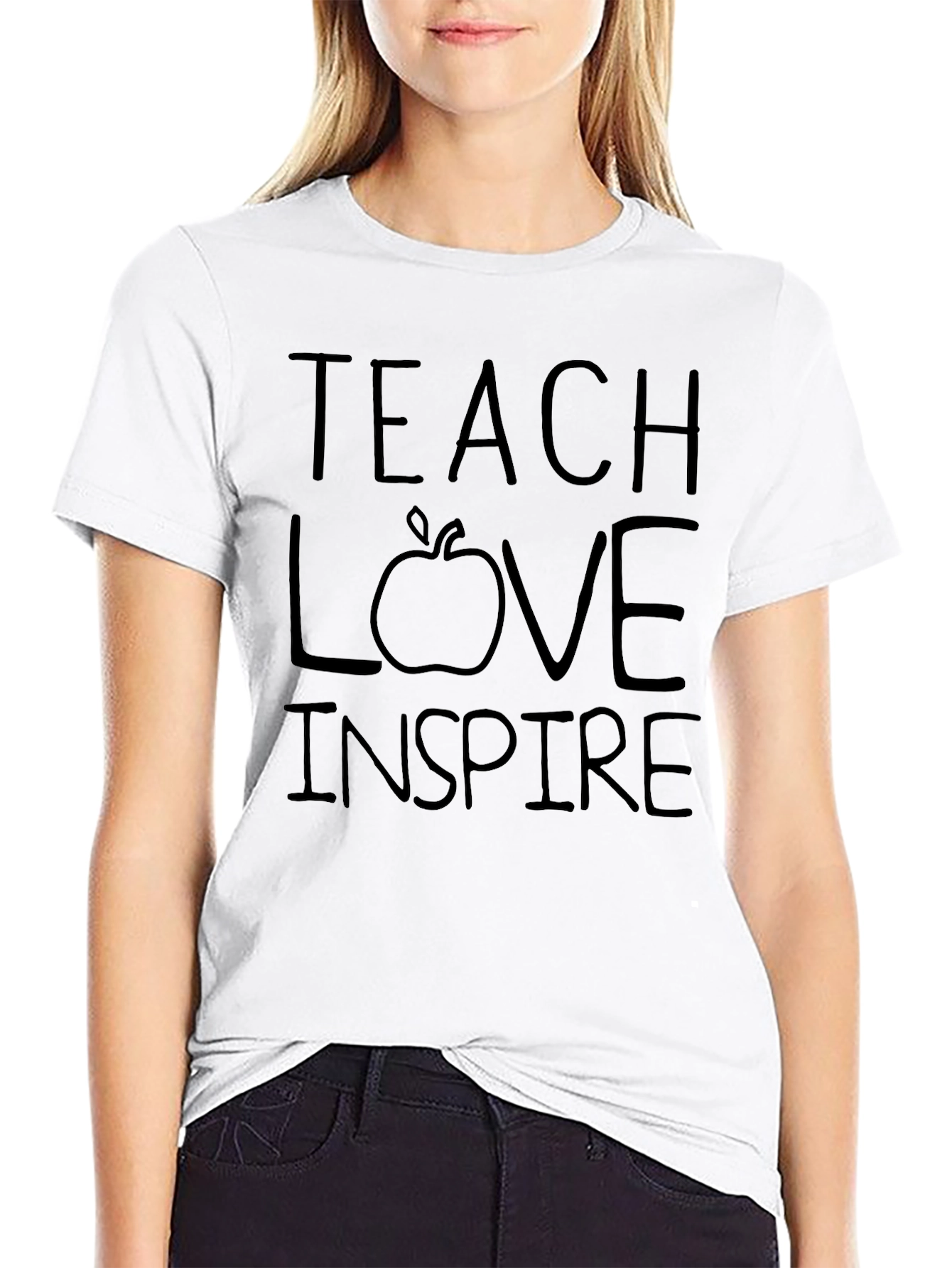 Teach Love Inspire Graphic Tee - Teacher Appreciation Shirt