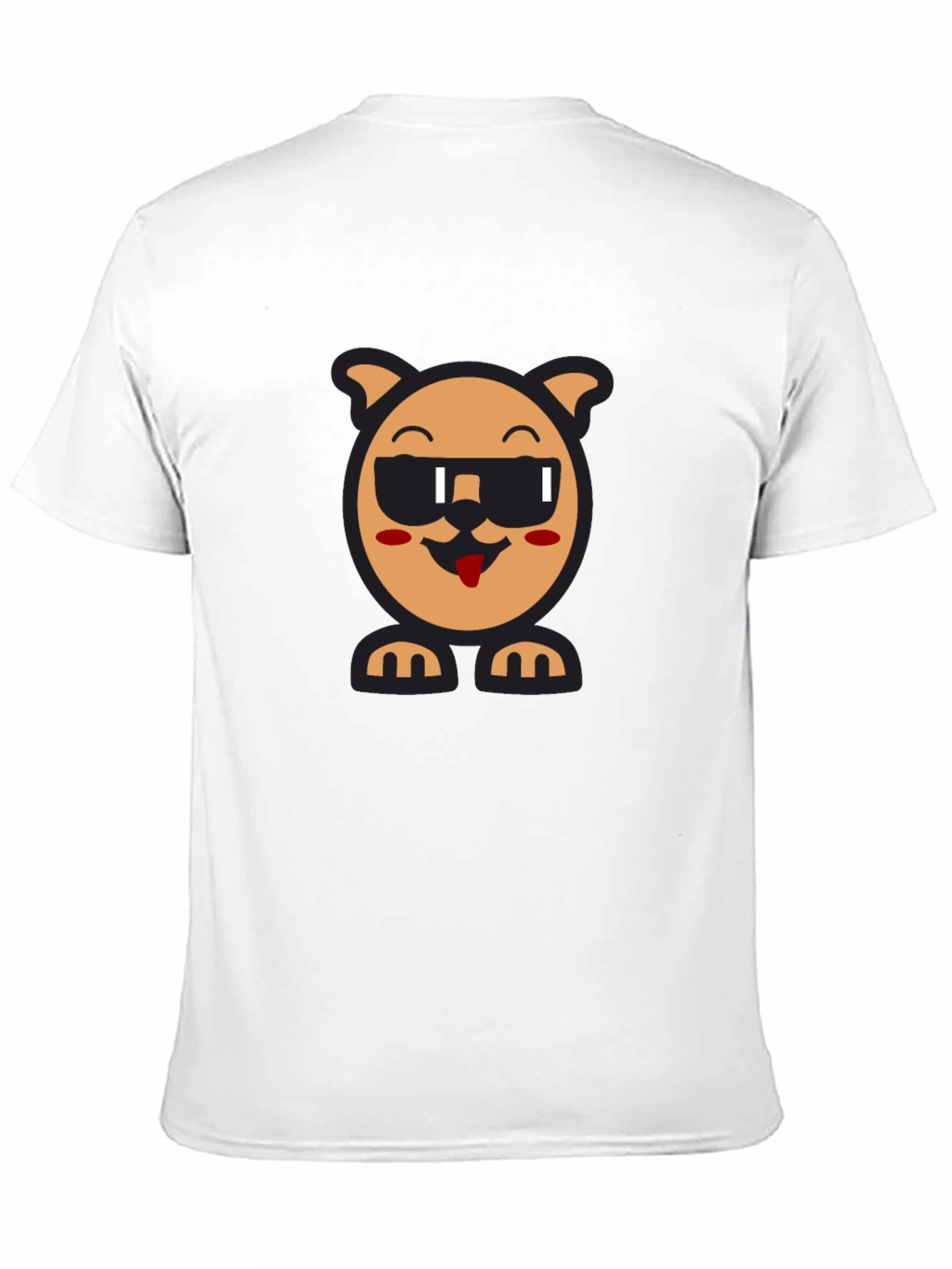 Cool Dog Graphic Tee - Black Unisex Shirt