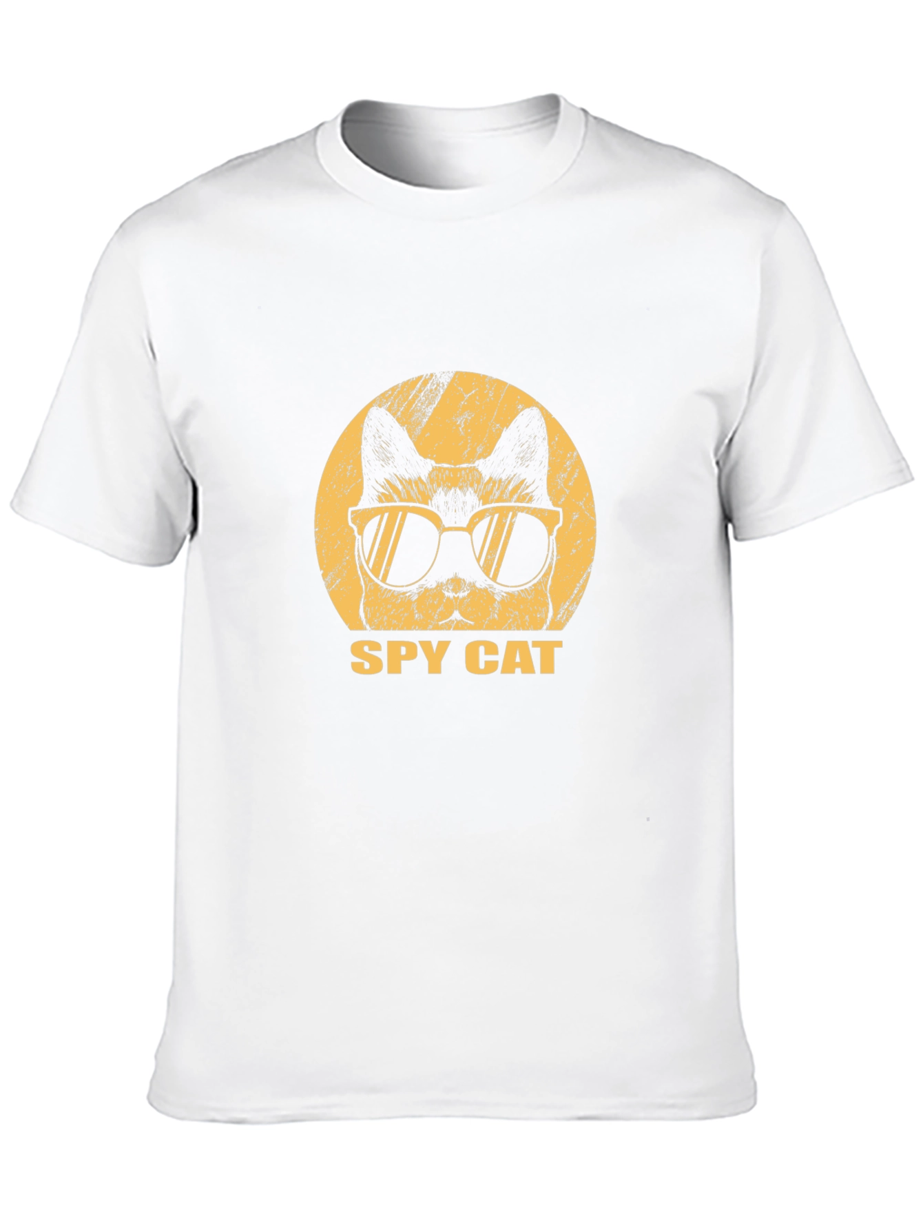 Spy Cat Graphic Tee - Cool Cat Shirt