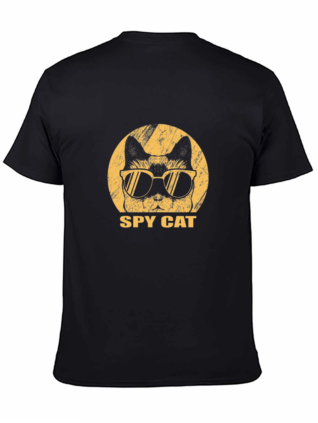 Spy Cat Graphic Tee - Cool Cat Shirt