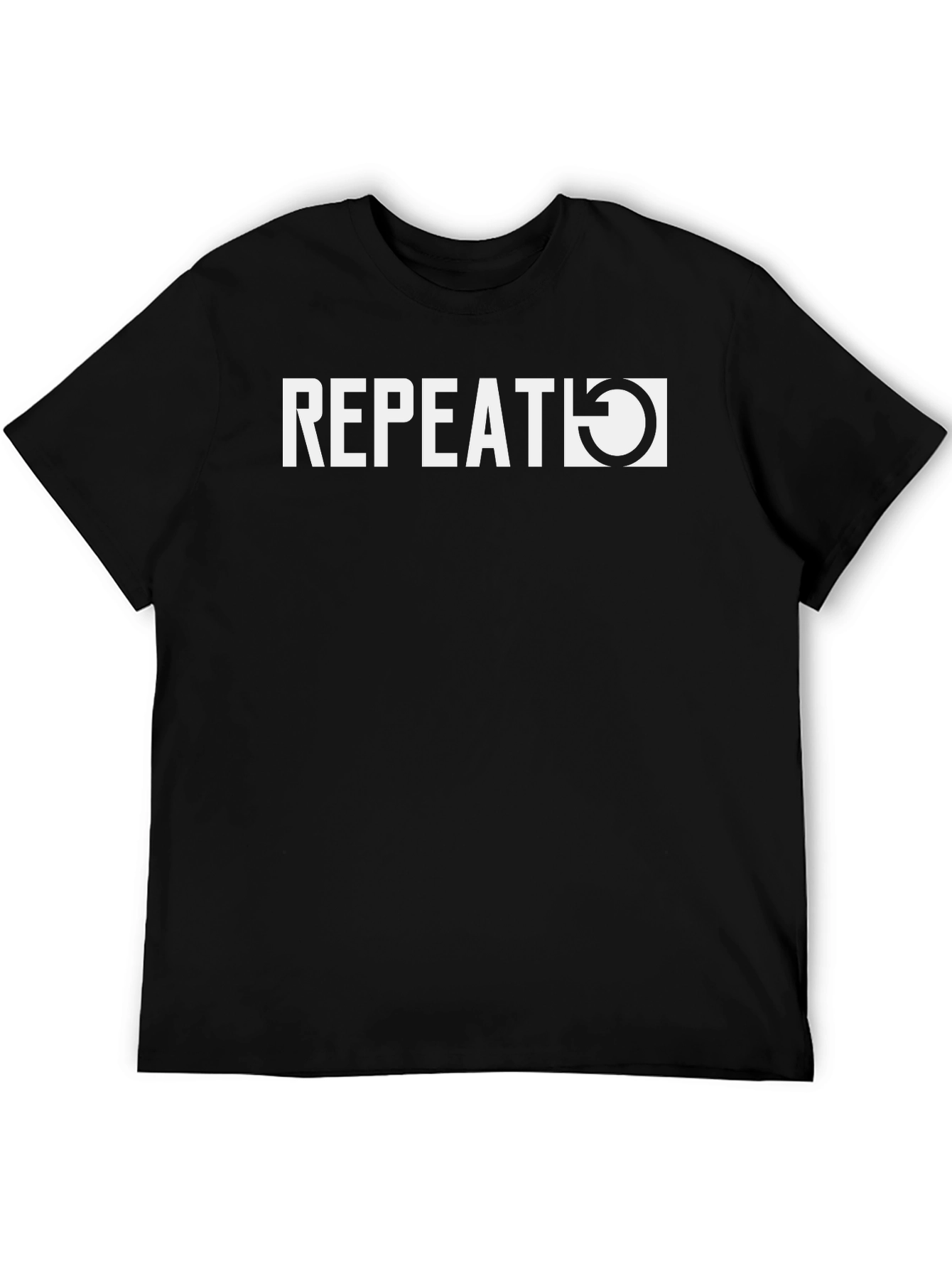 Repeat Arrow Graphic T-Shirt - Black