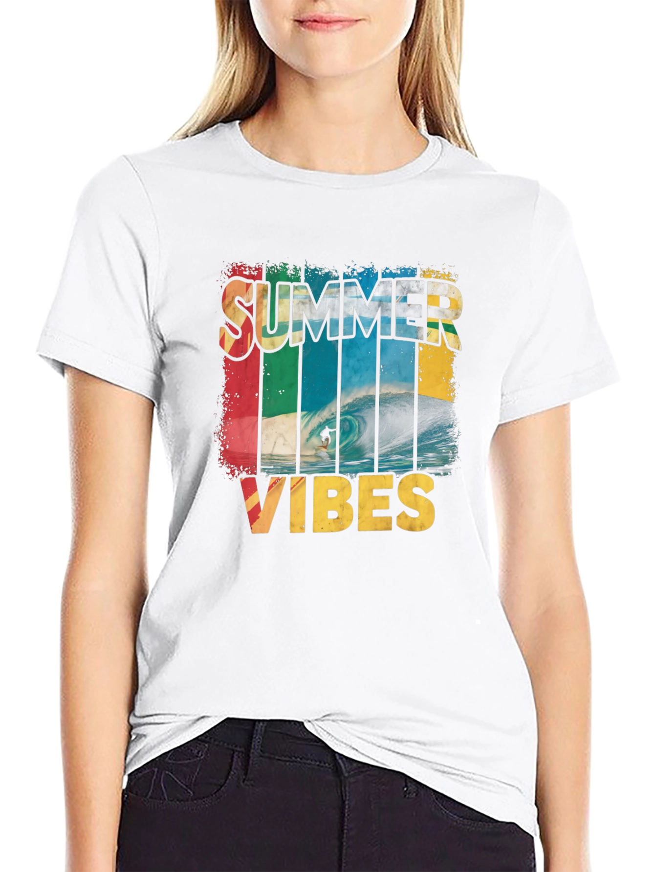 Summer Vibes Surfing T-Shirt