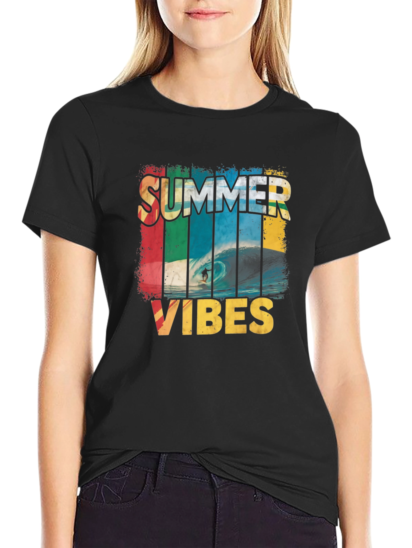 Summer Vibes Surfing T-Shirt