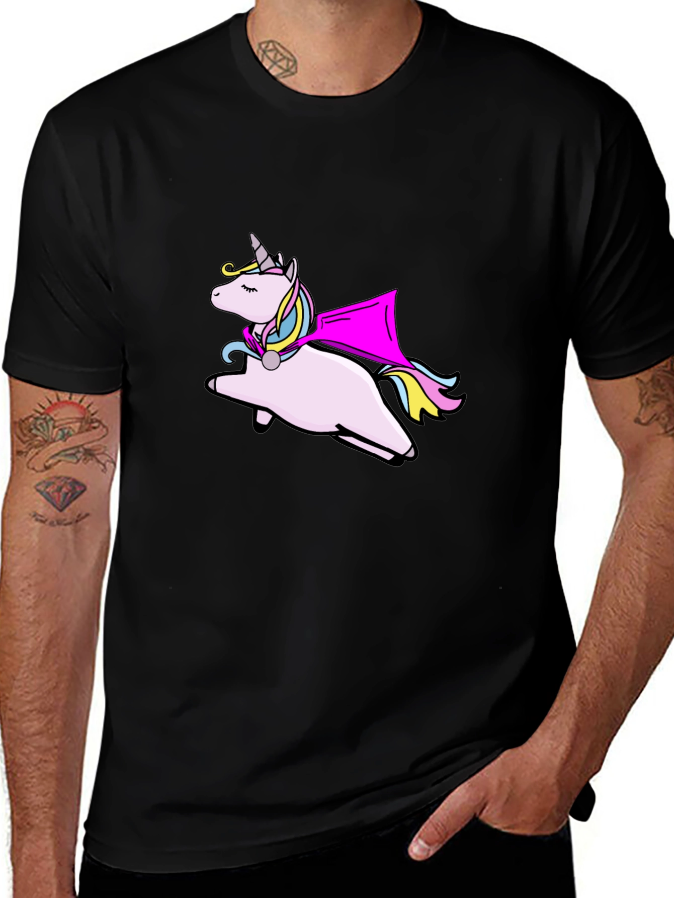 Unicorn Superhero Graphic Tee