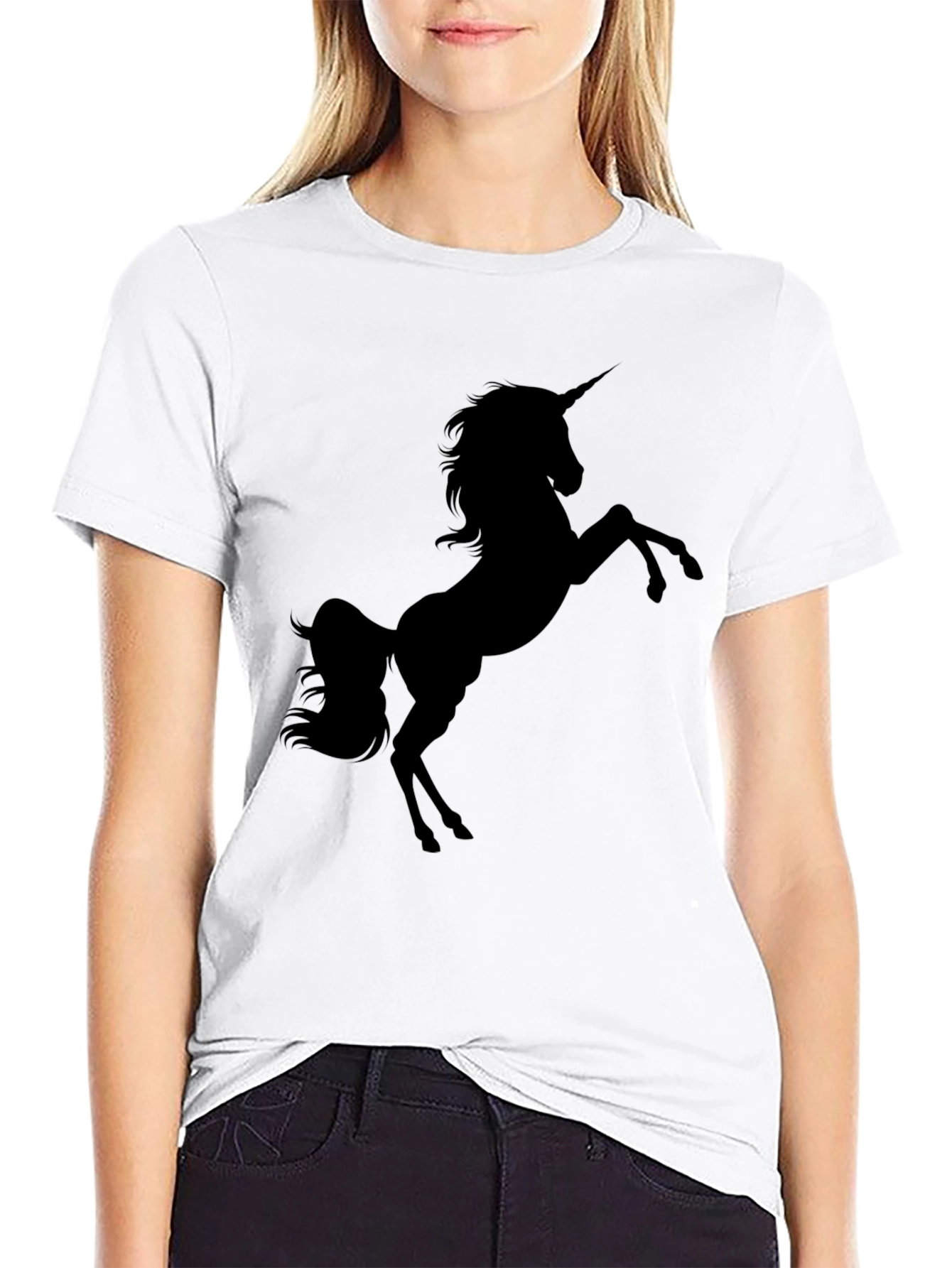 Black Unicorn Graphic Tee - Mens