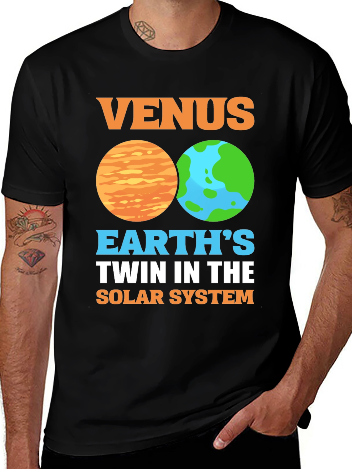 Venus Earths Twin Solar System T-Shirt