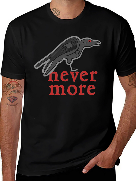 Raven Nevermore T-Shirt - Classic Gothic Design