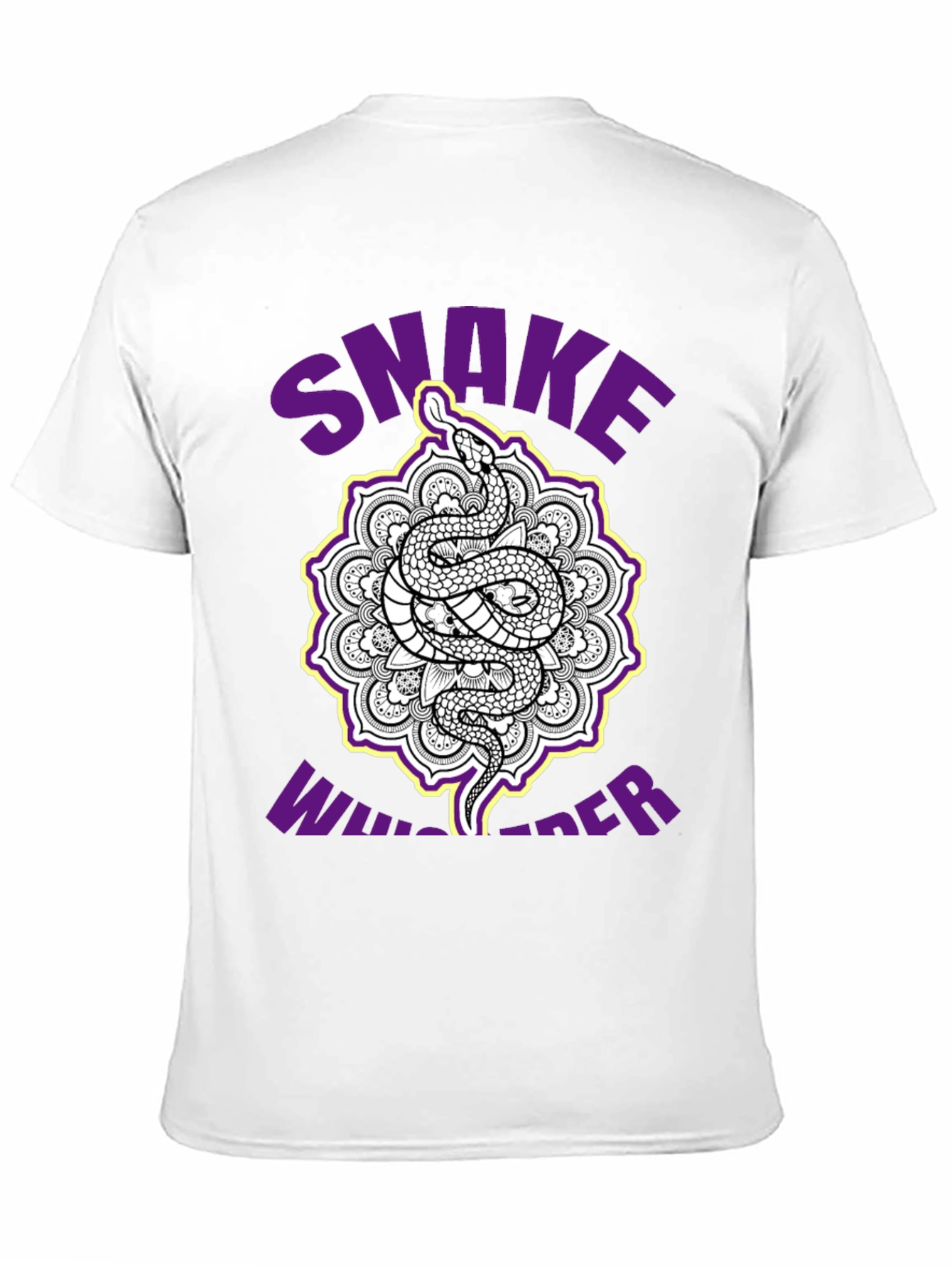 Snake Whisperer Graphic Tee - Unique Mandala Design