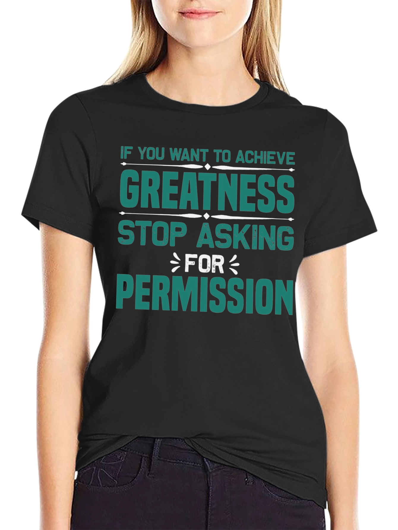 Achieve Greatness Black T-Shirt