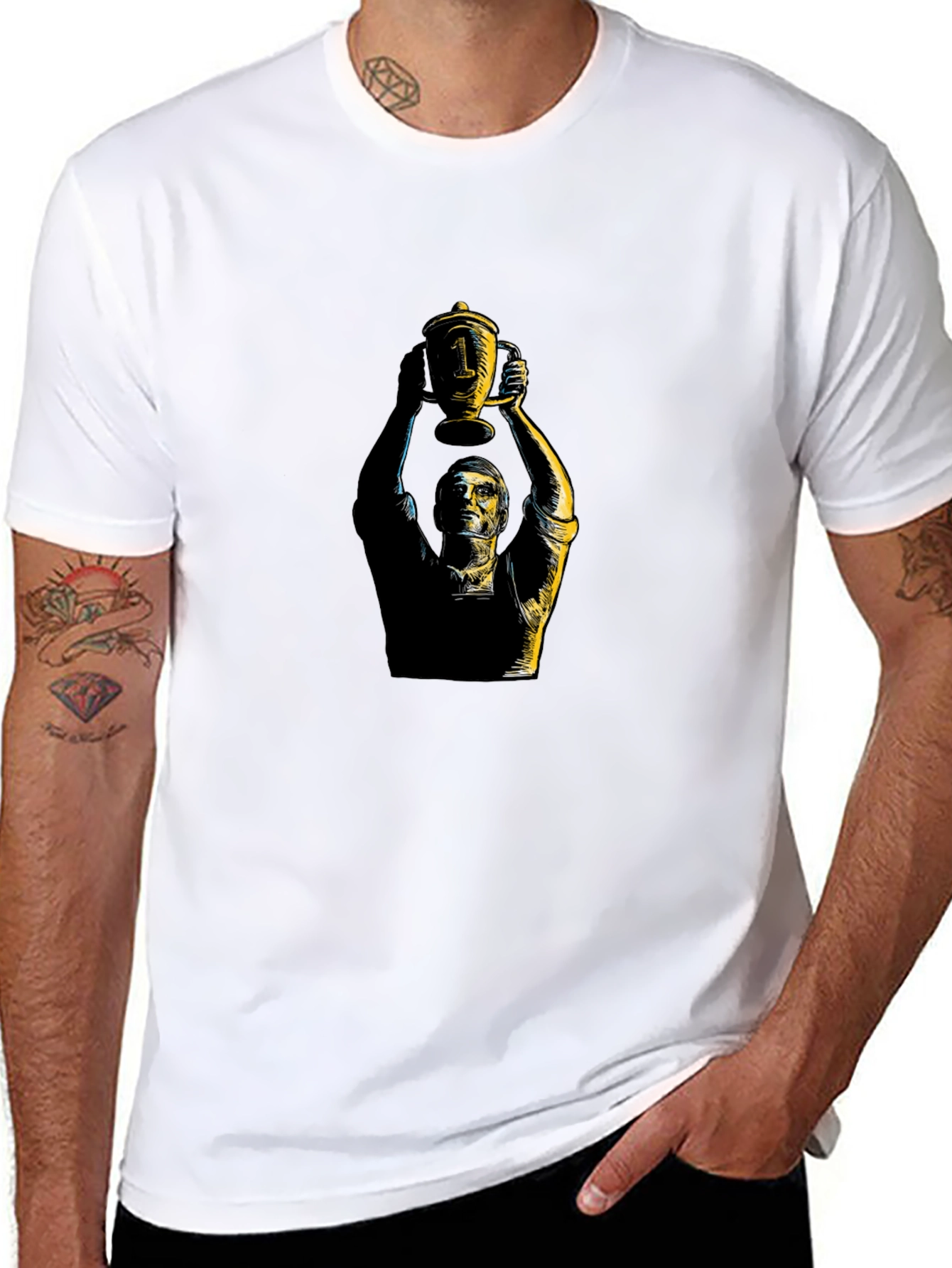 Champion Graphic Tee - Black T-Shirt