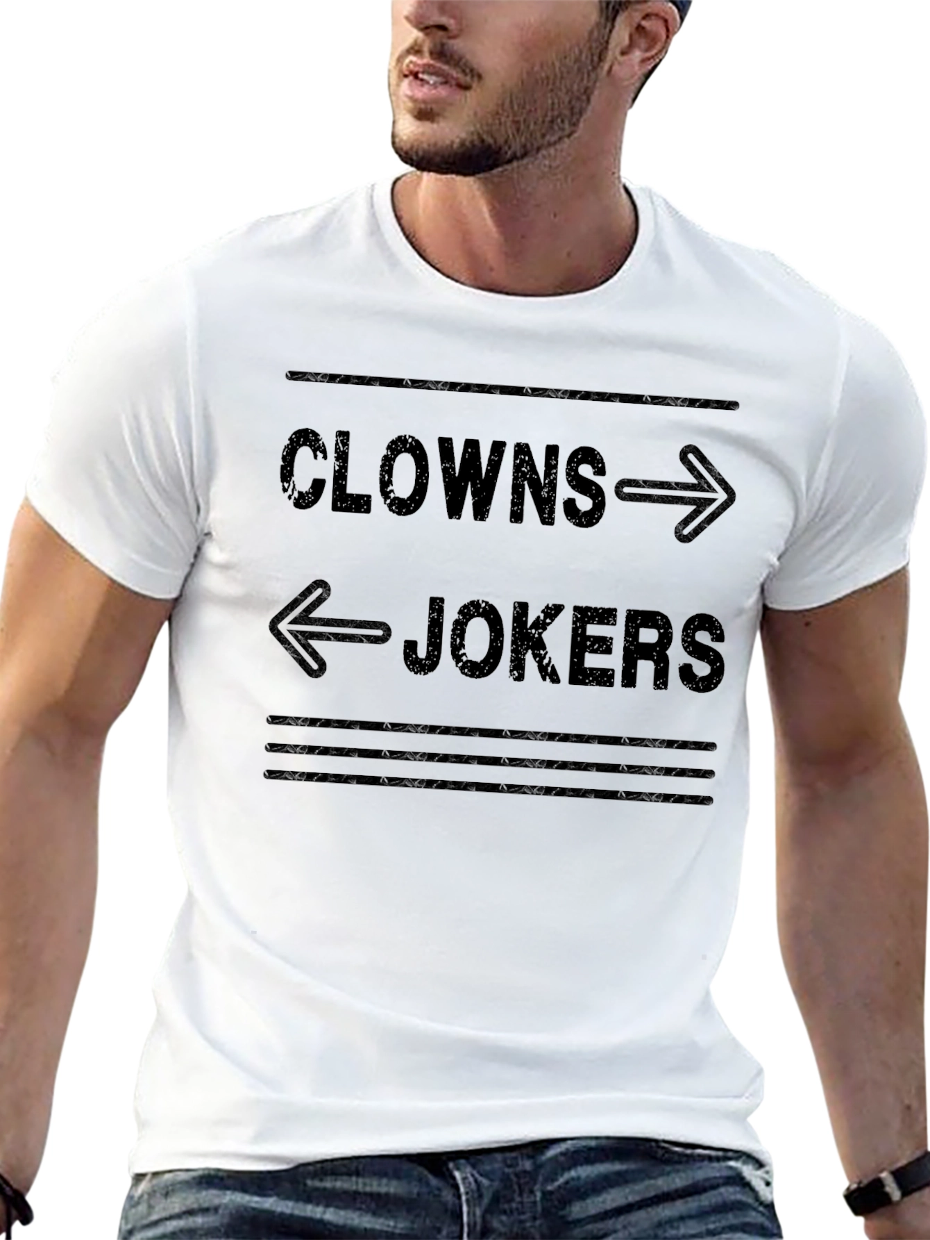 Clowns vs Jokers Graphic T-Shirt